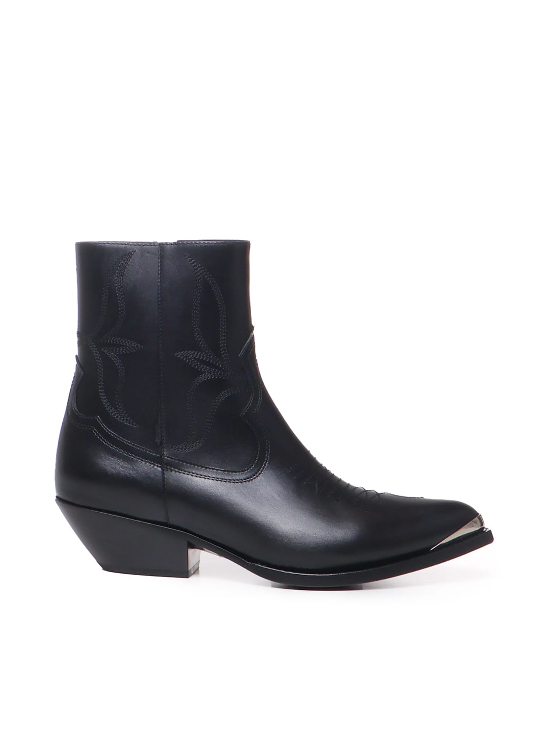 Zipped Boots In Calfskin