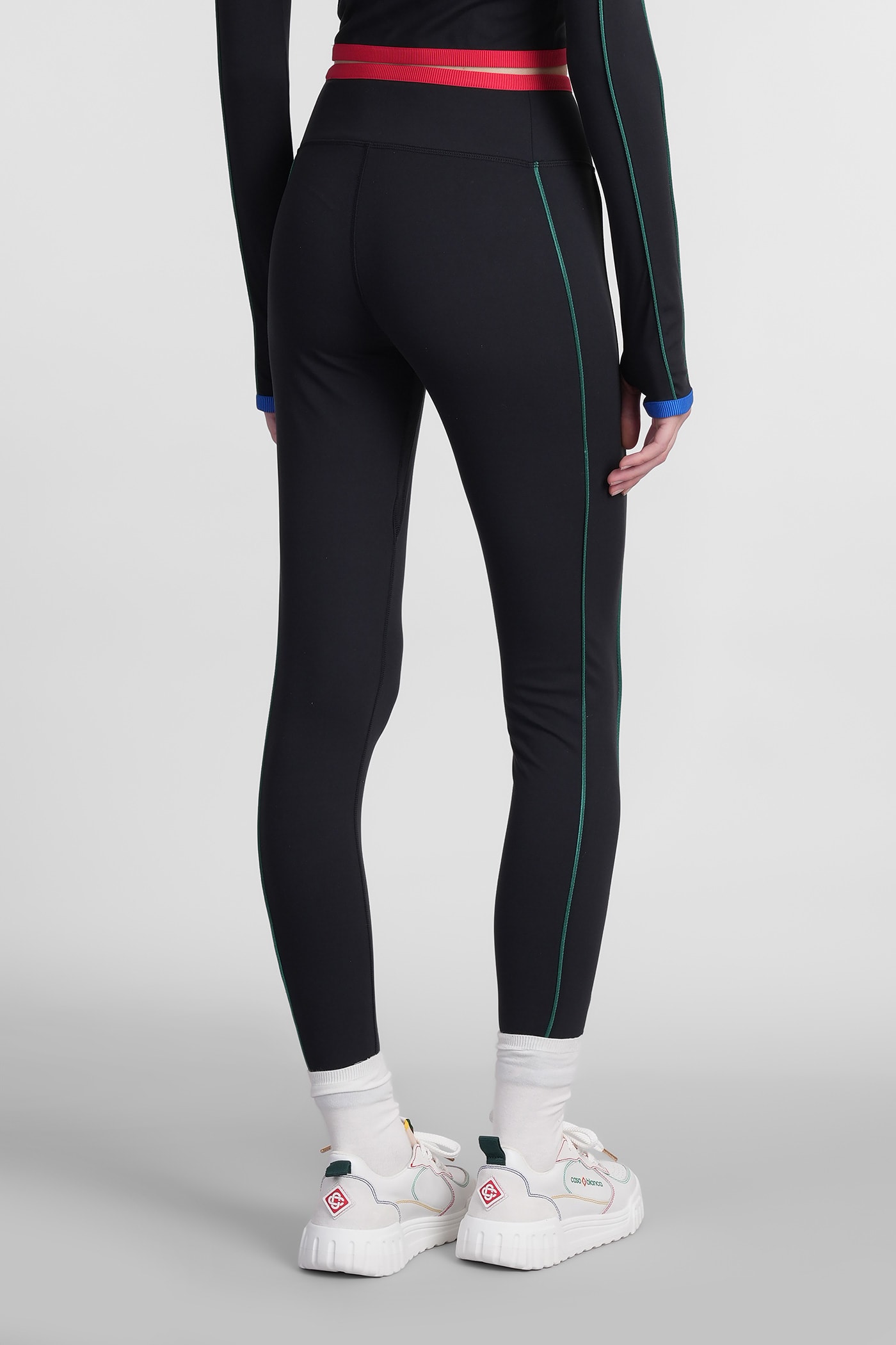 CASABLANCA LEGGINGS IN BLACK POLYAMIDE