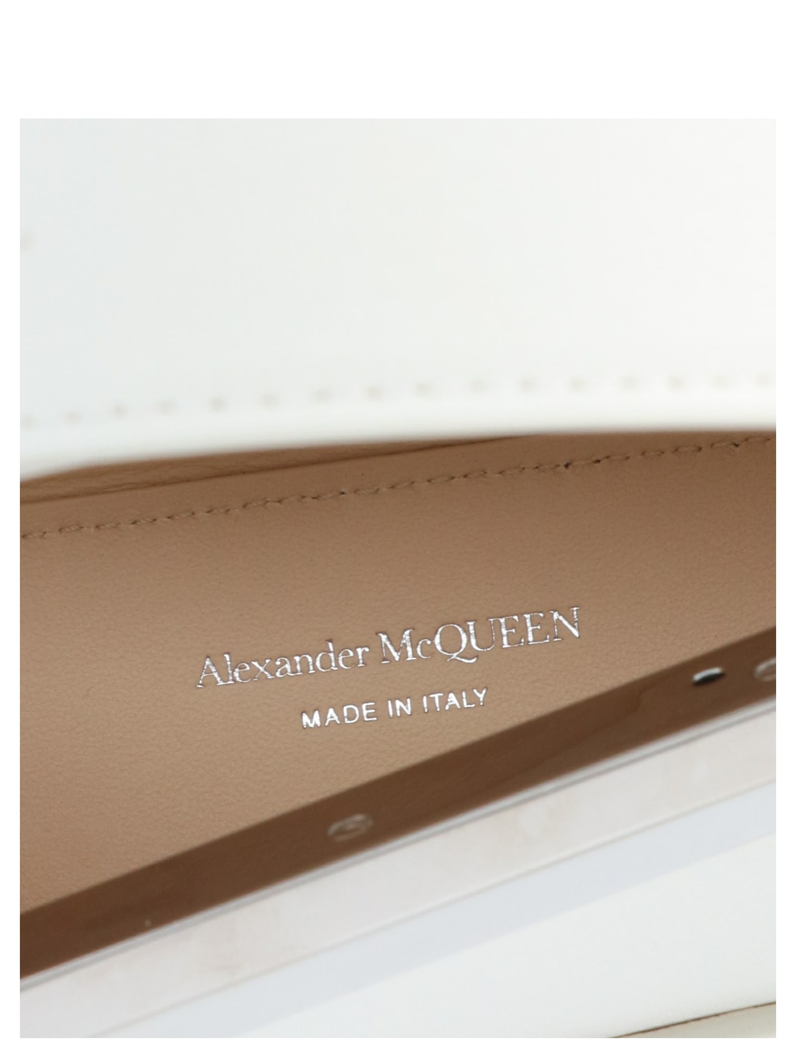 Shop Alexander Mcqueen The Jewelled Hobo Mini Handbag In White