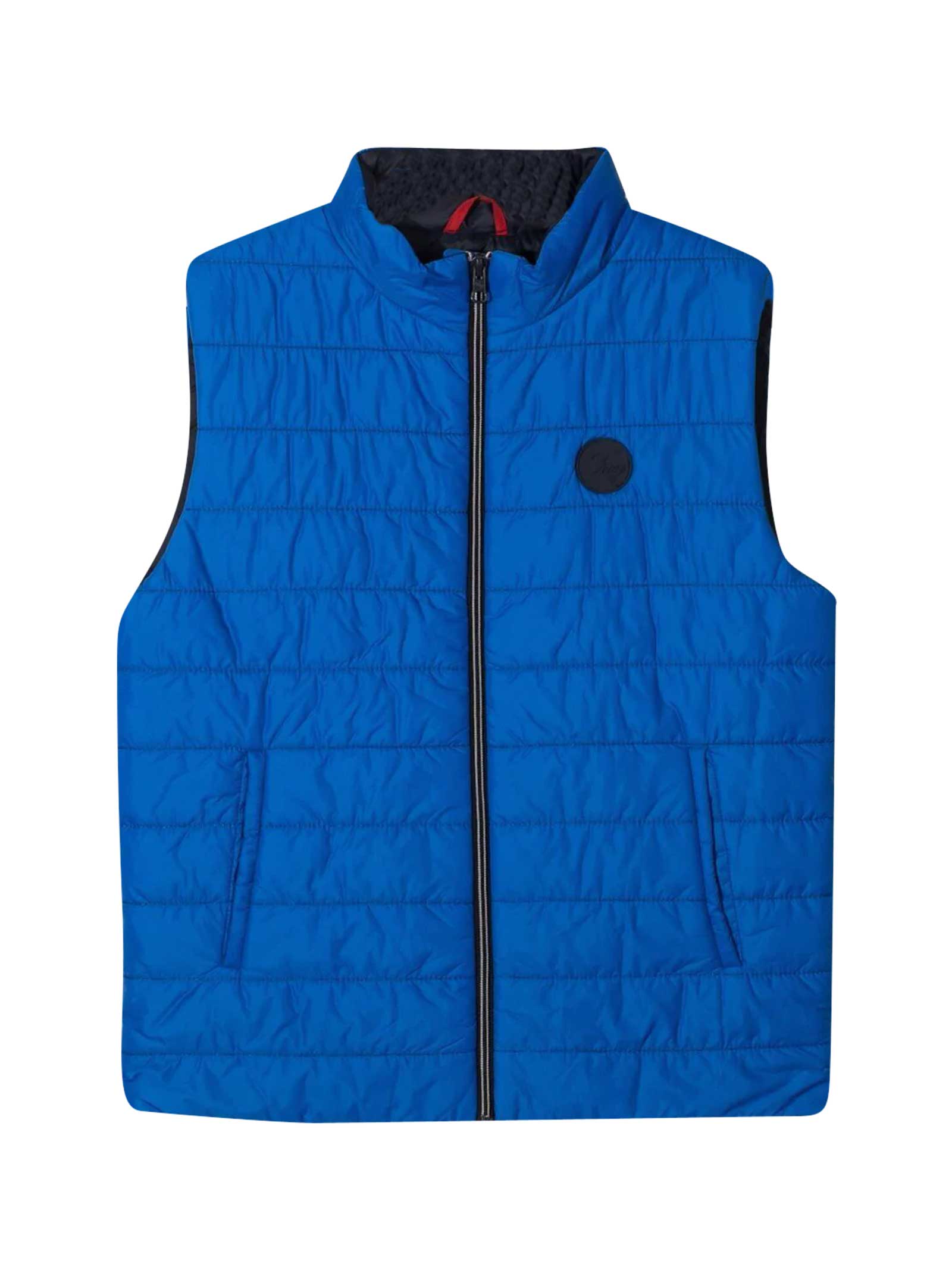 FAY TEEN PADDED VEST WITH LOGO PATCH,5O2122OX310 608T