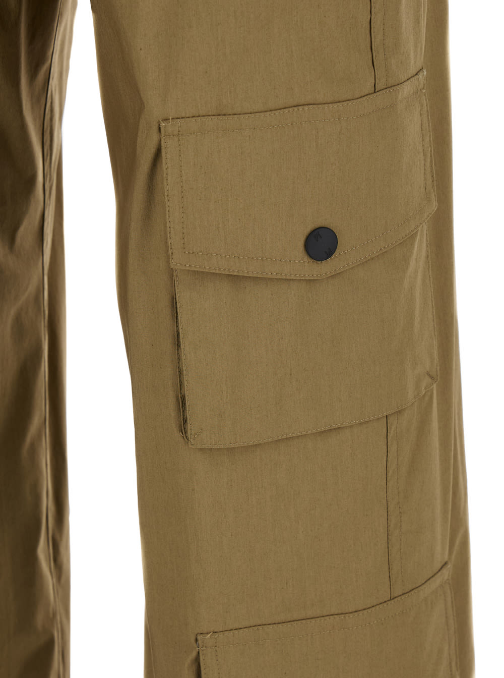 Shop Pt01 Giselle Cargo Pants Cotton In Green