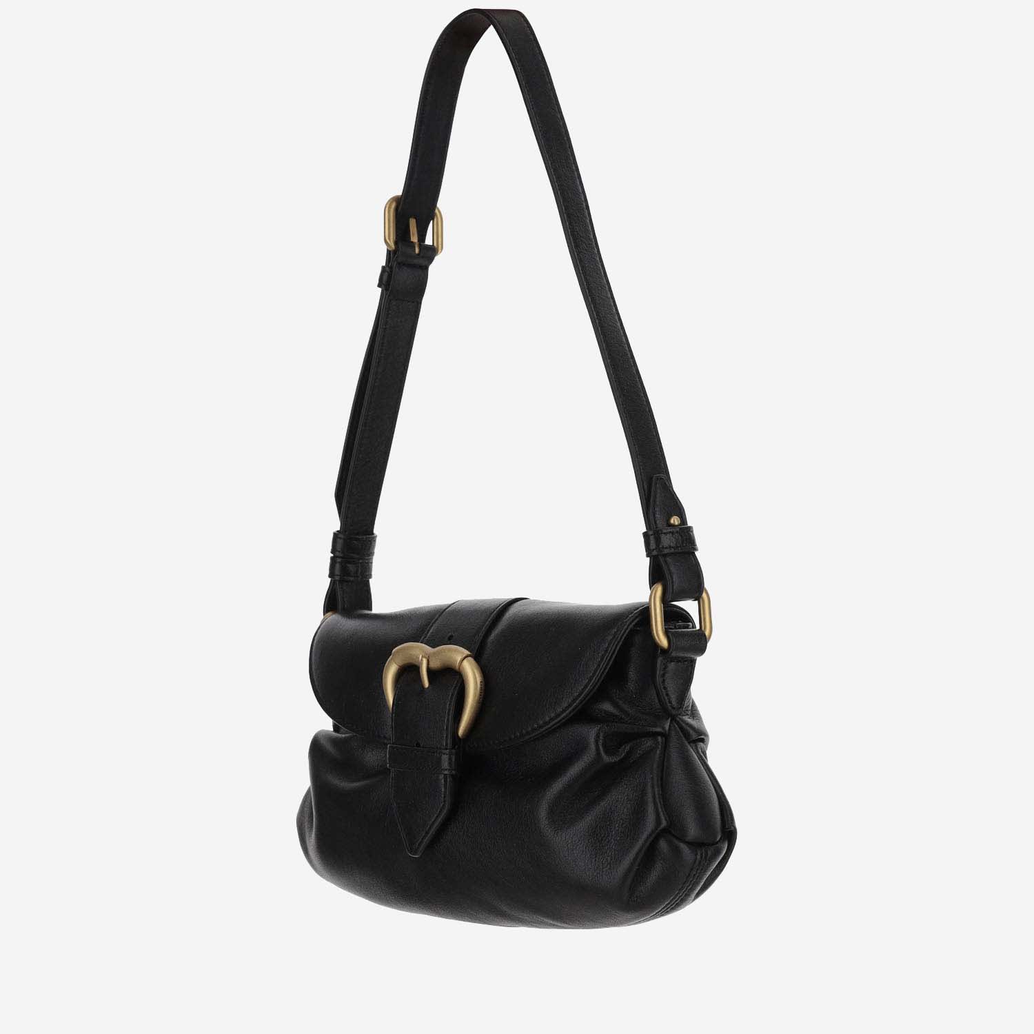 Shop Pinko Mini Jolene Bag In Black
