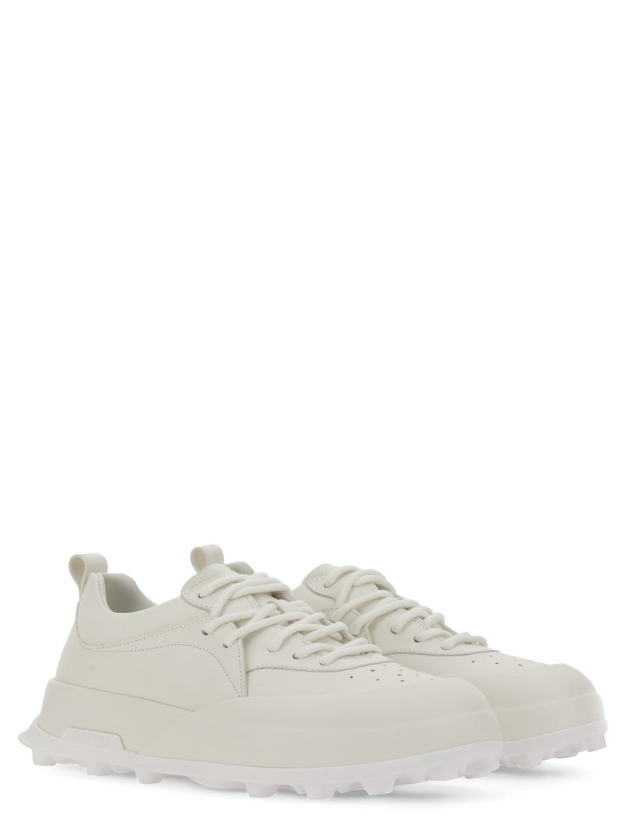 Shop Jil Sander Sneaker Orb In White