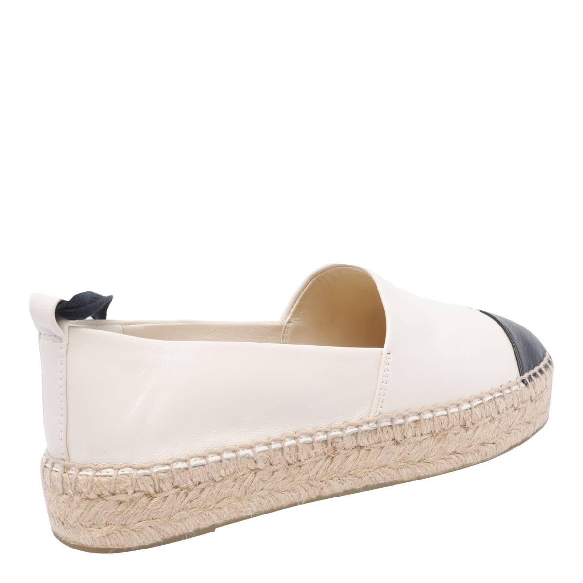 Tory Burch Cap-toe Espadrille In White