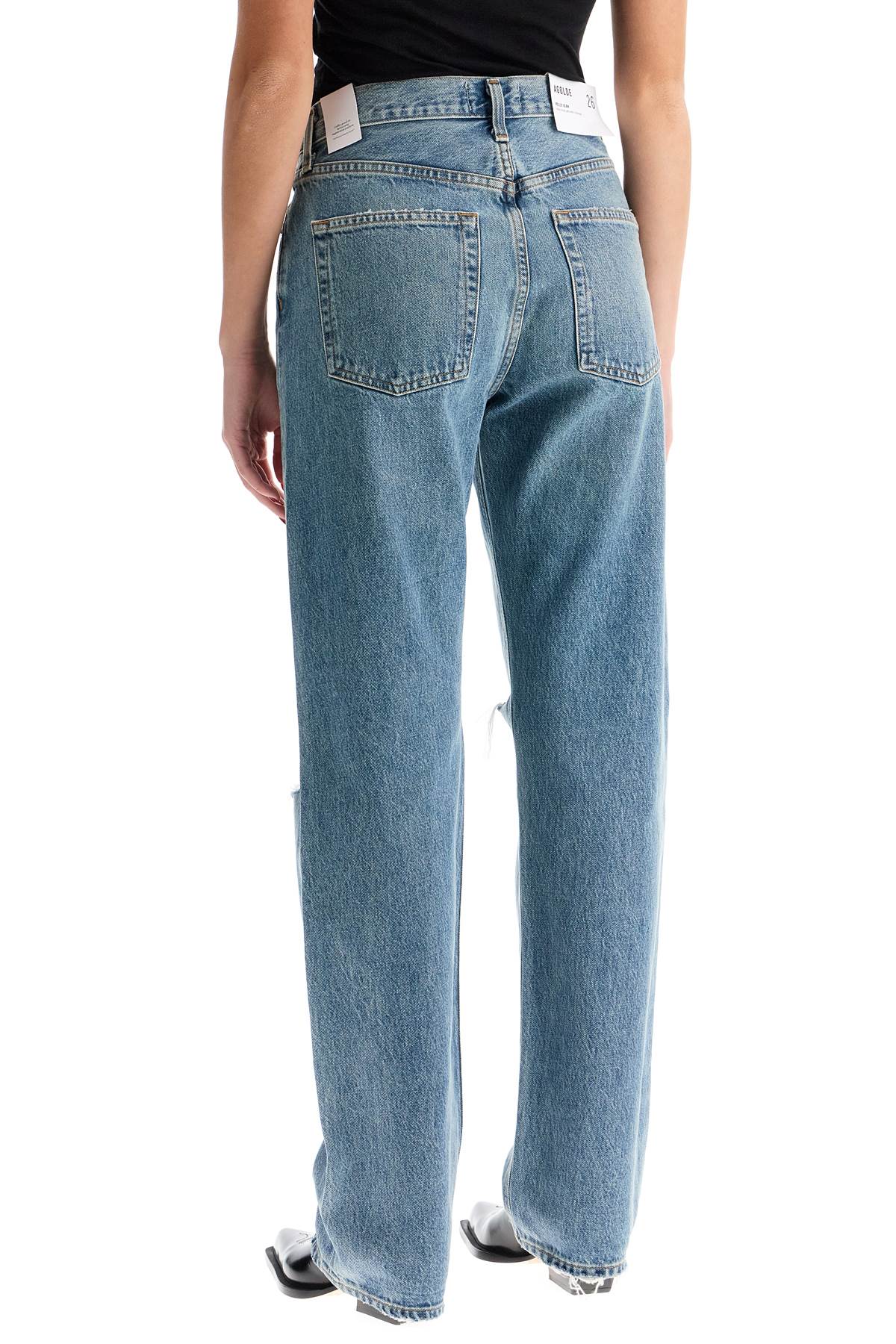 Agolde 90s Mid Rise Straight Fit Jeans Fall Out In Backdrop