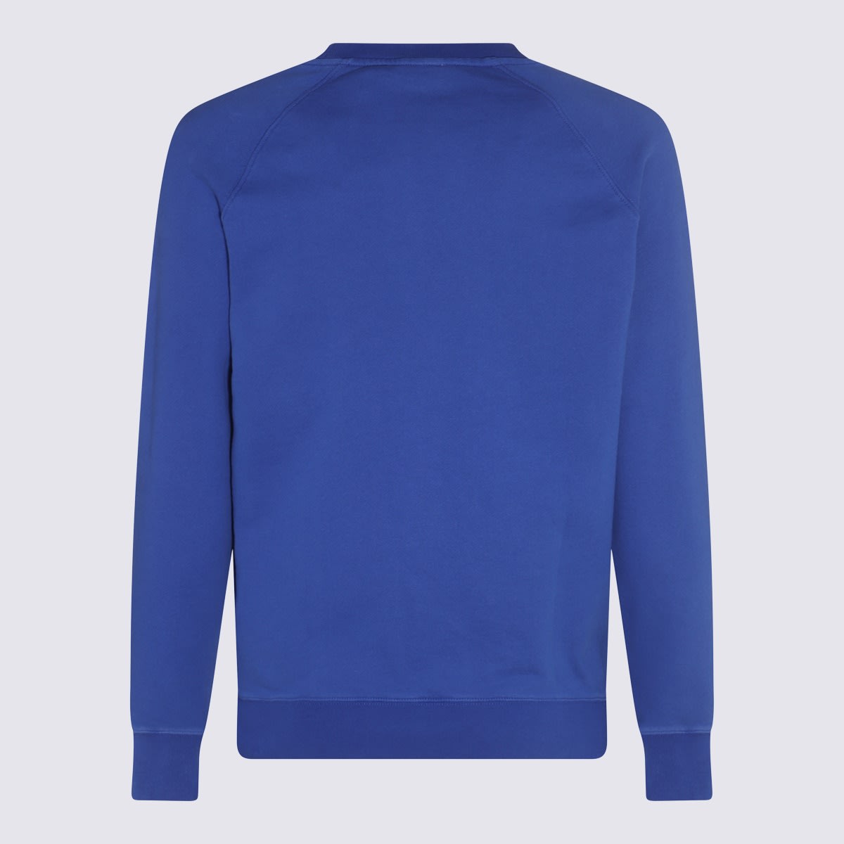 Shop Maison Kitsuné Deep Blue Cotton Sweatshirt