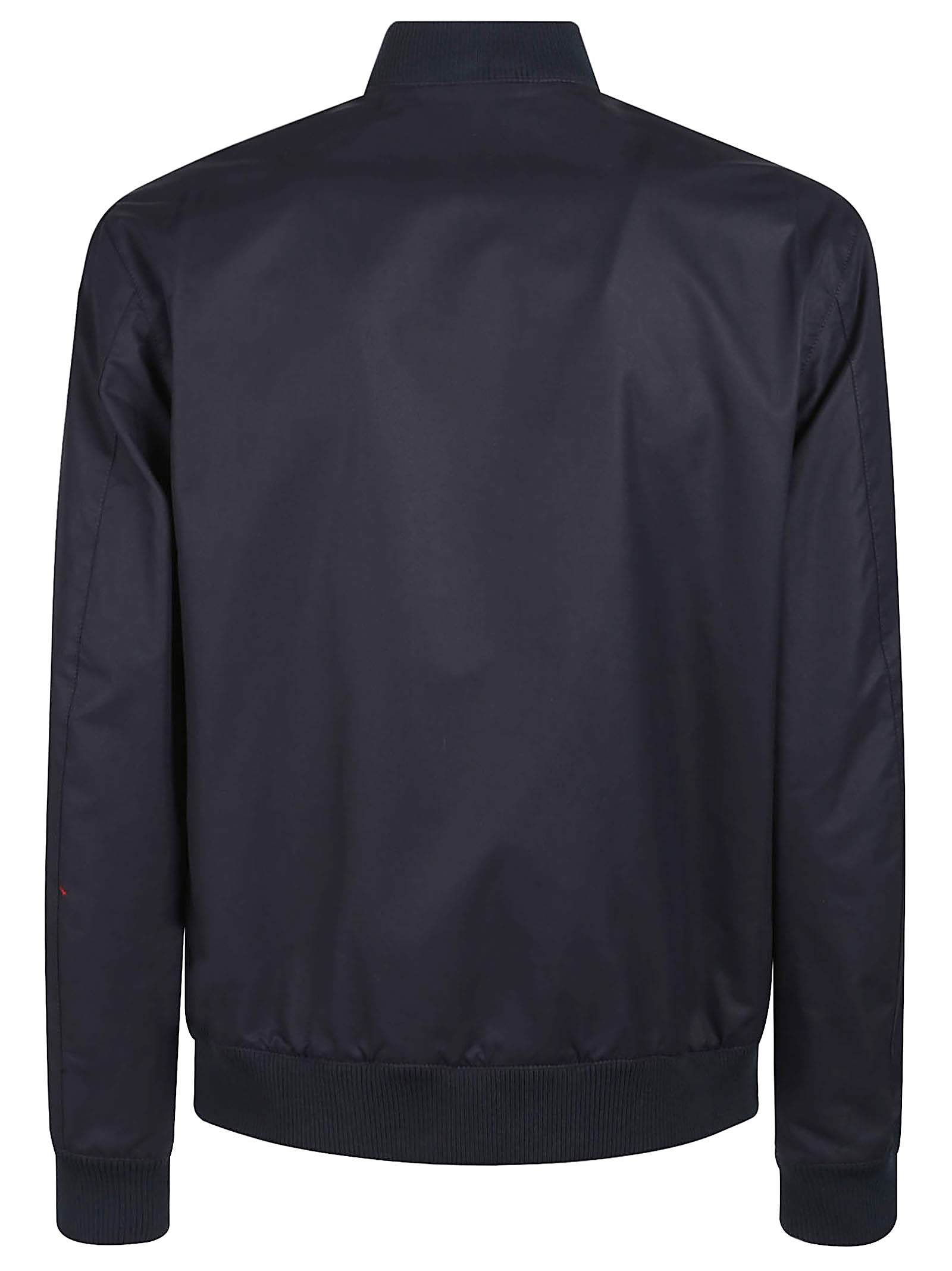 Fay Bomber Jacket In Blu Denim