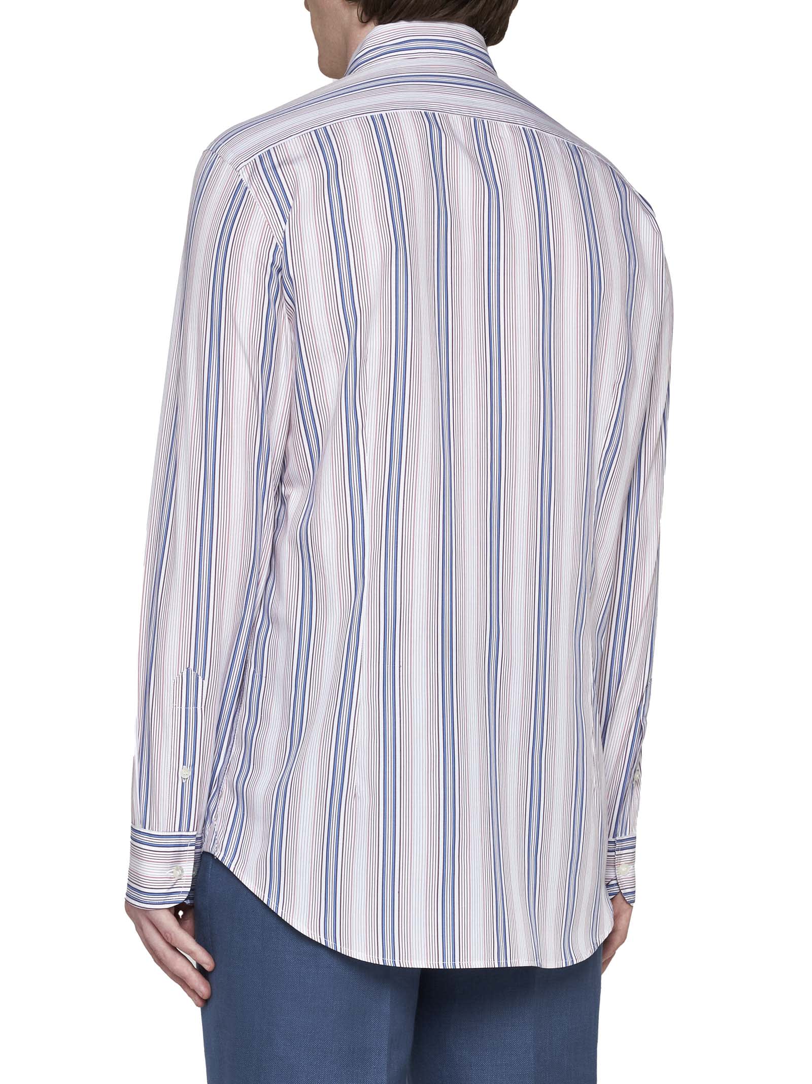 Shop Etro Shirt In Rigato