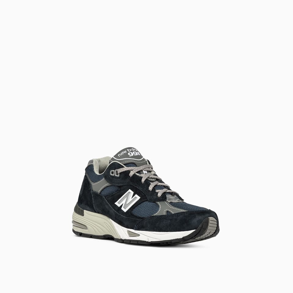 Shop New Balance 991v1 Made In Uk Sneakers W991nv In Blue