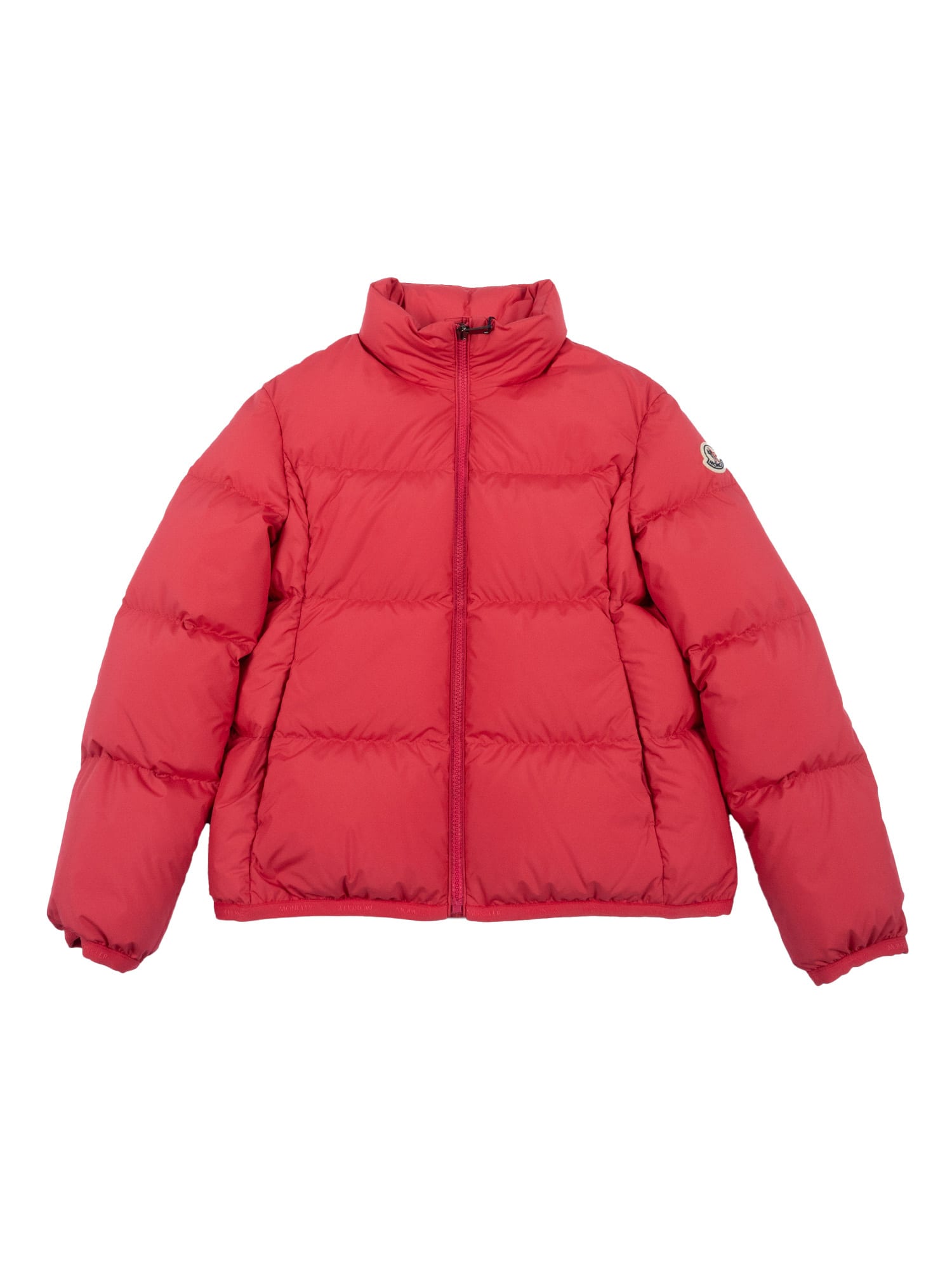 Moncler Girls' Abbadia Down Puffer Jacket - Little Kid In Red