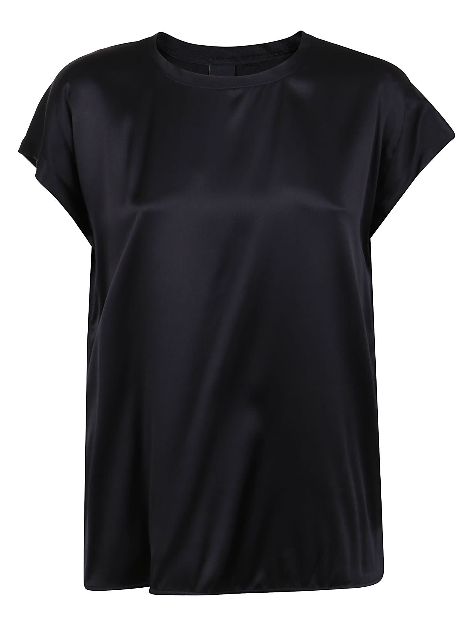 Pinko Black Silk T-shirt