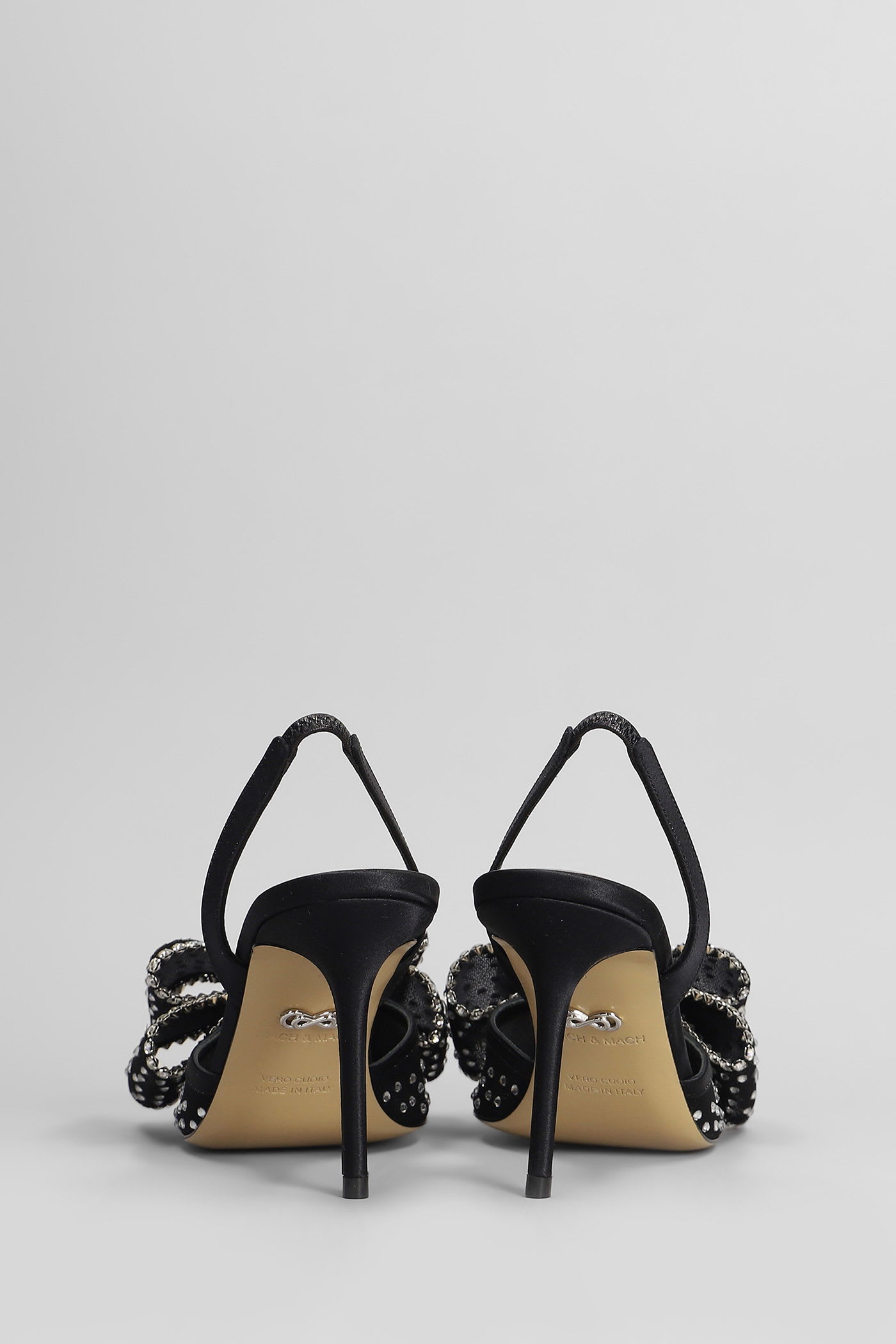 Mach & Mach Pumps In Black Fabric