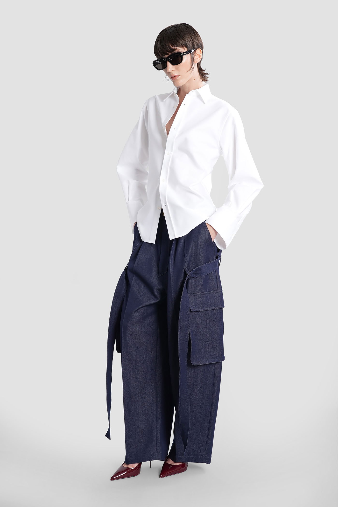 Darkpark Ruth Jeans In Blue Denim In Blue
