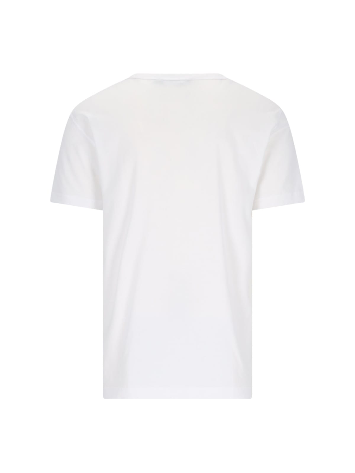 Shop Dolce & Gabbana Patched Logo Regular T-shirt In White