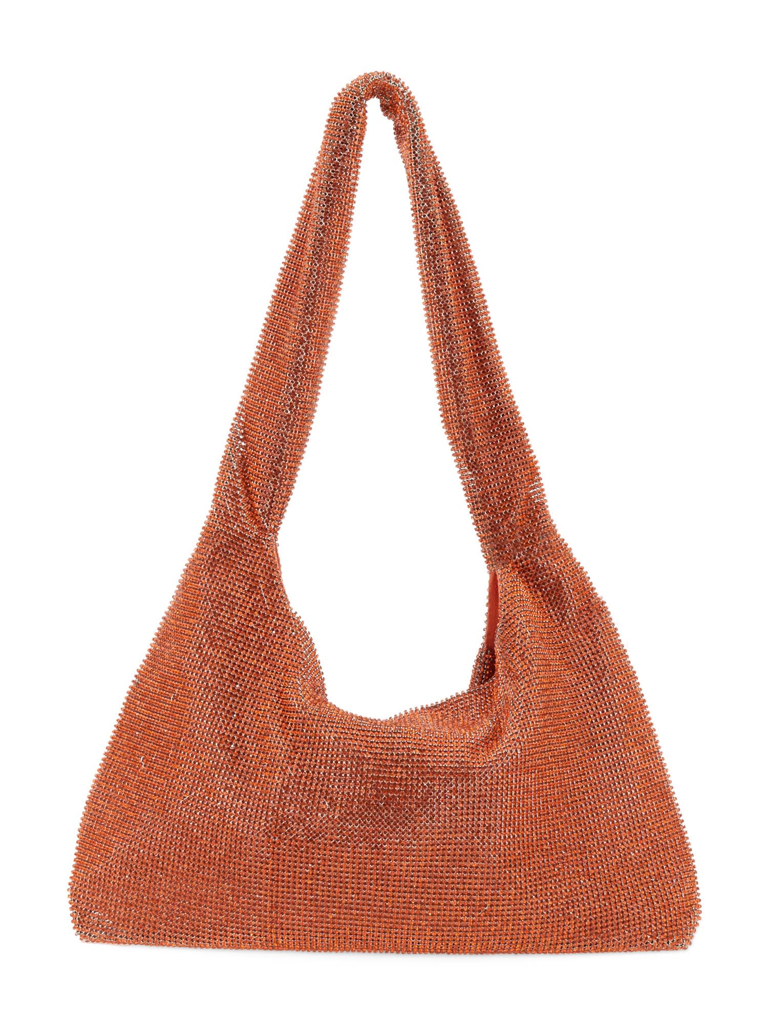Kara Armpit Bag. In Arancione