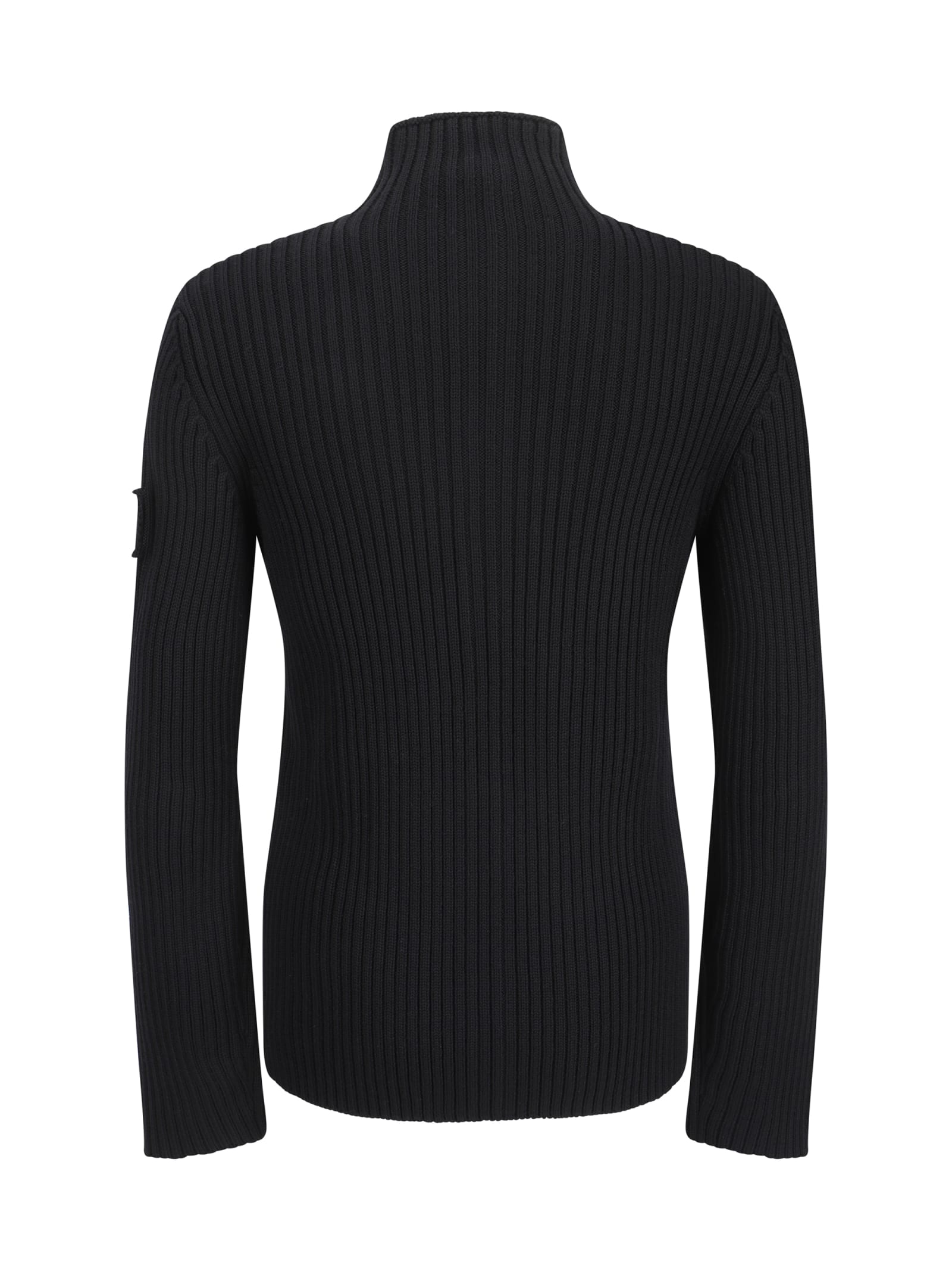 Shop Prada Cardigan In Nero