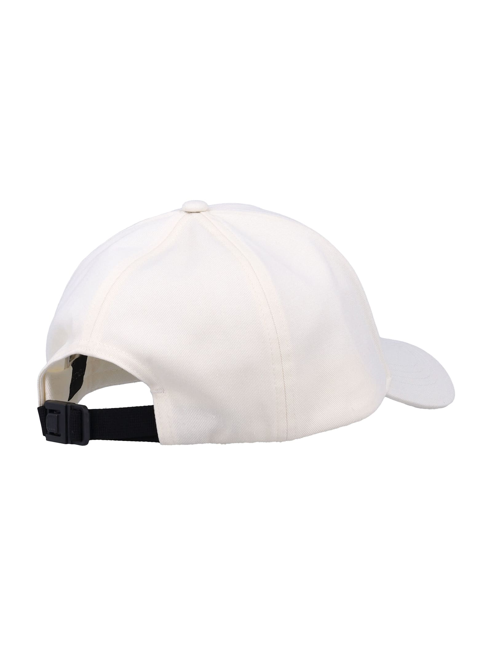 Moncler Cotton Baseball Cap In White