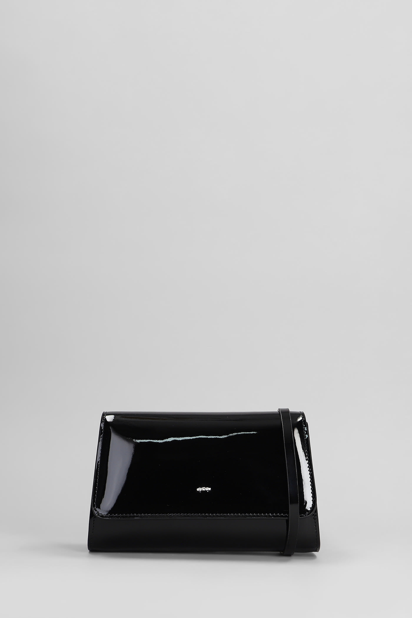 Cleopatra Clutch In Black Patent Leather