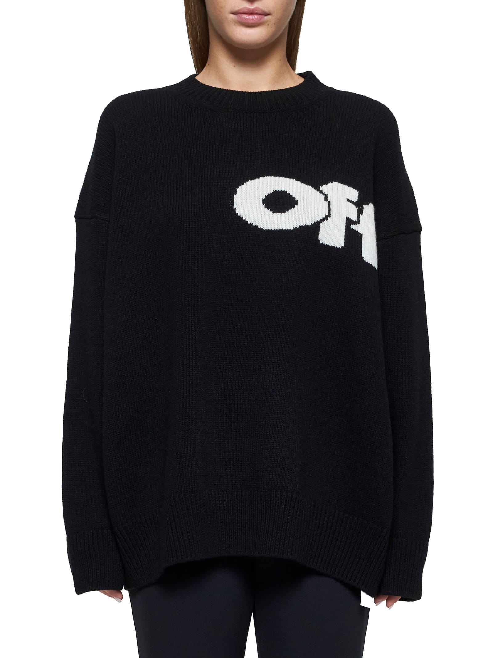 Shop Off-white Sweater In Black