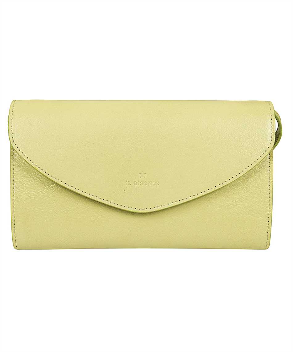 Il Bisonte Leather Clutch In Green