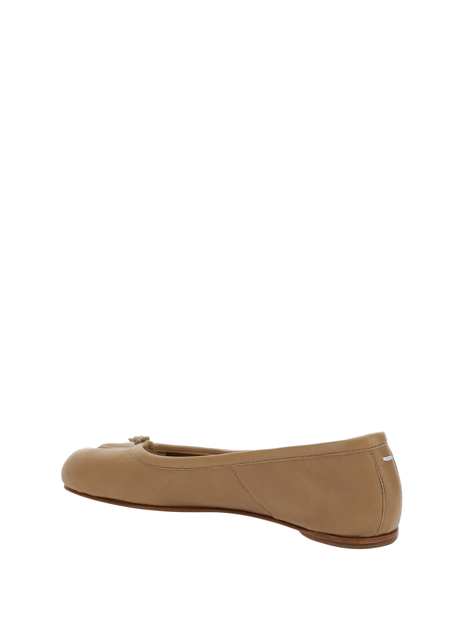 Shop Maison Margiela Tabi Ballerinas In Nude