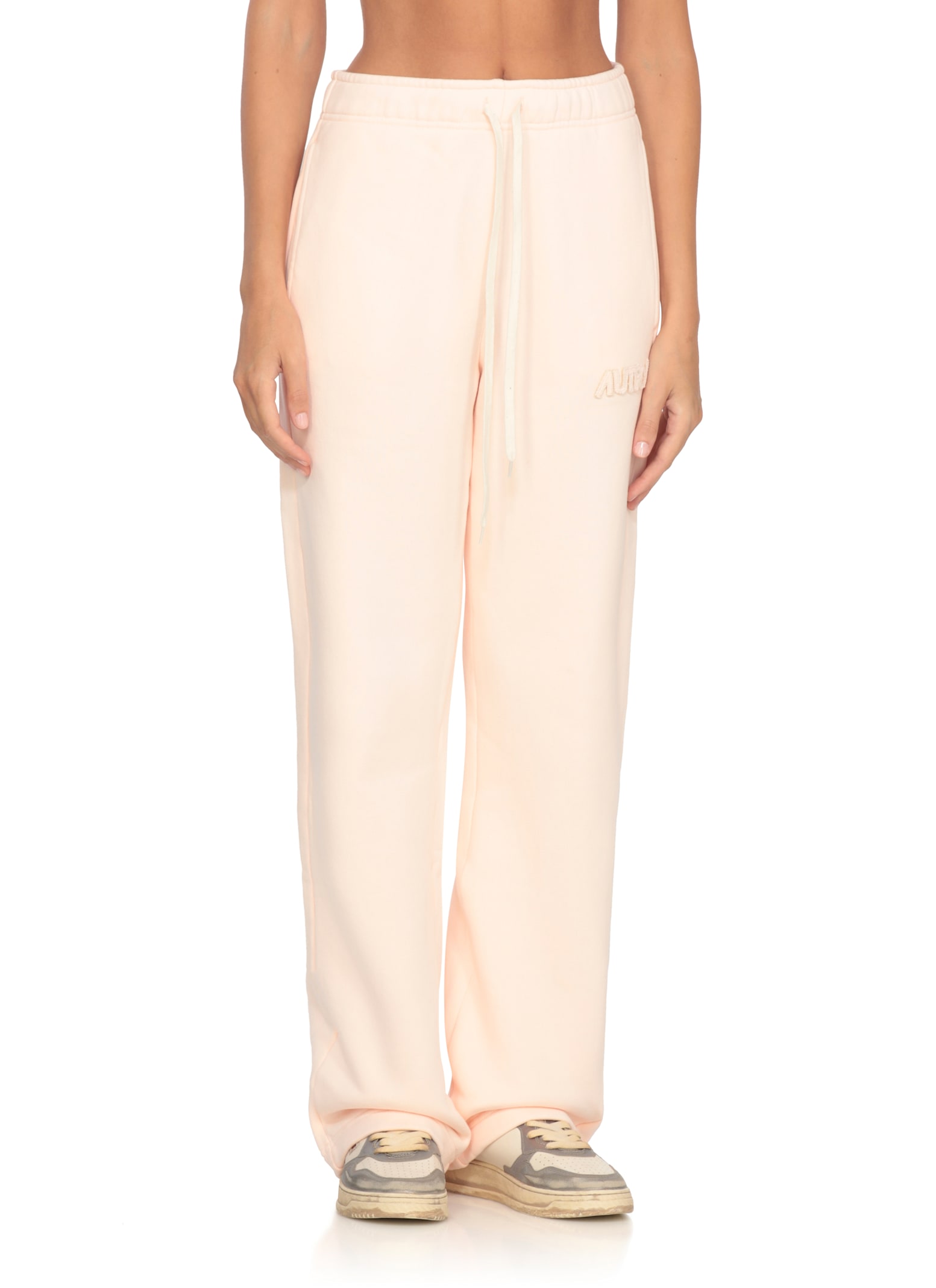 Autry Ease Jogging Pants With Logo In Neutral