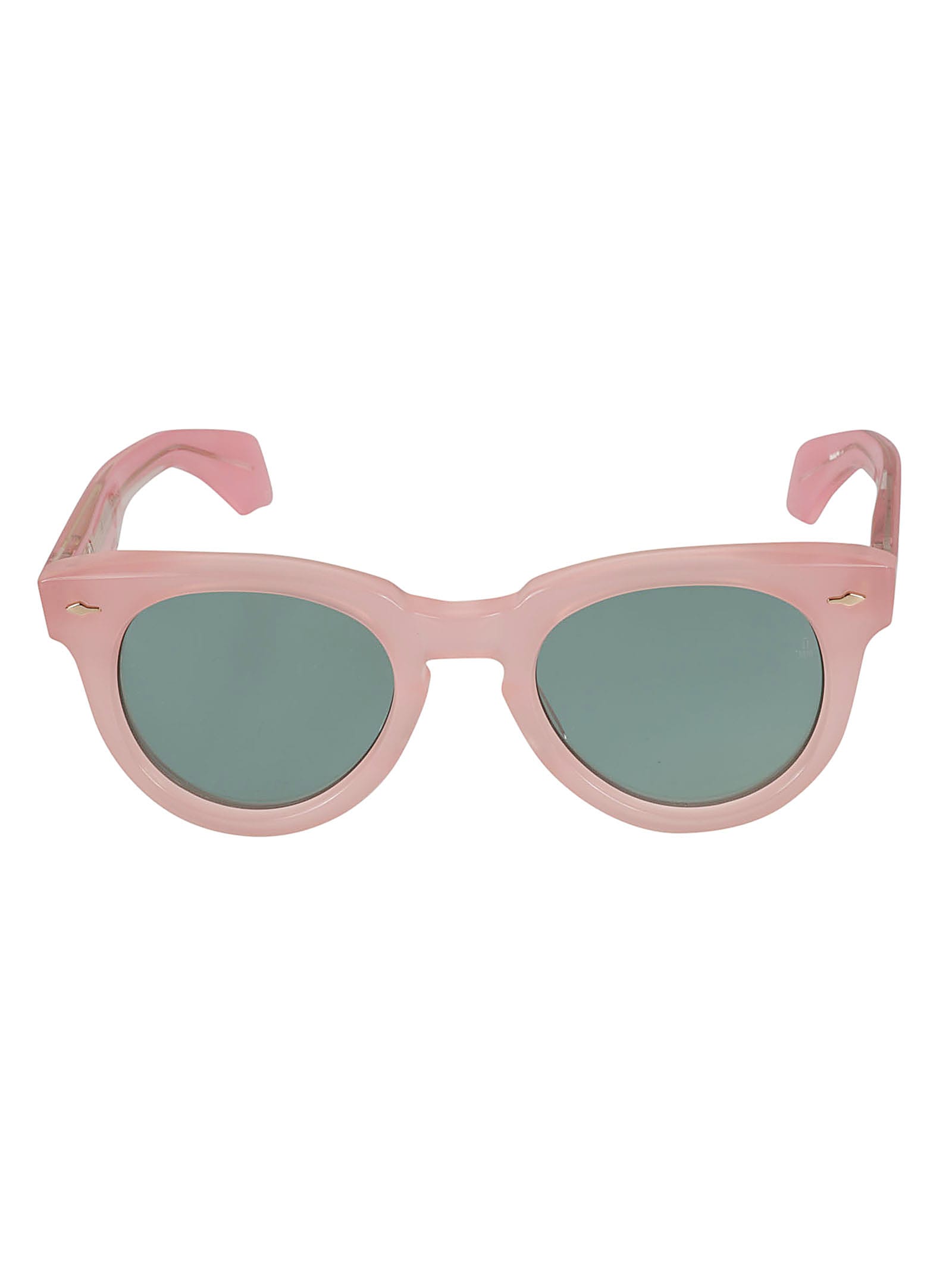 Jacques Marie Mage Round Thick Sunglasses In Daisy