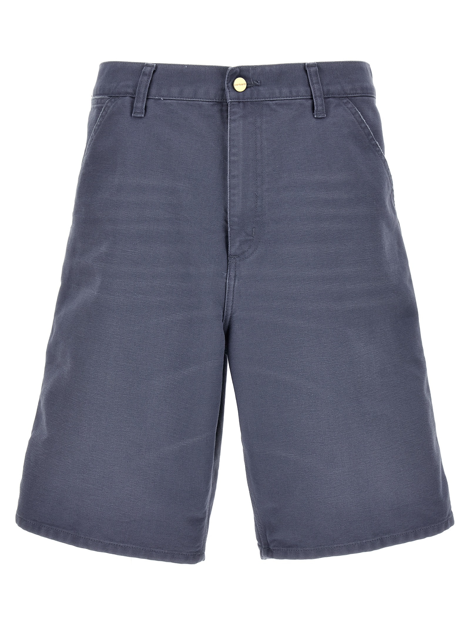Shop Carhartt Single Knee Bermuda Shorts In Light Blue