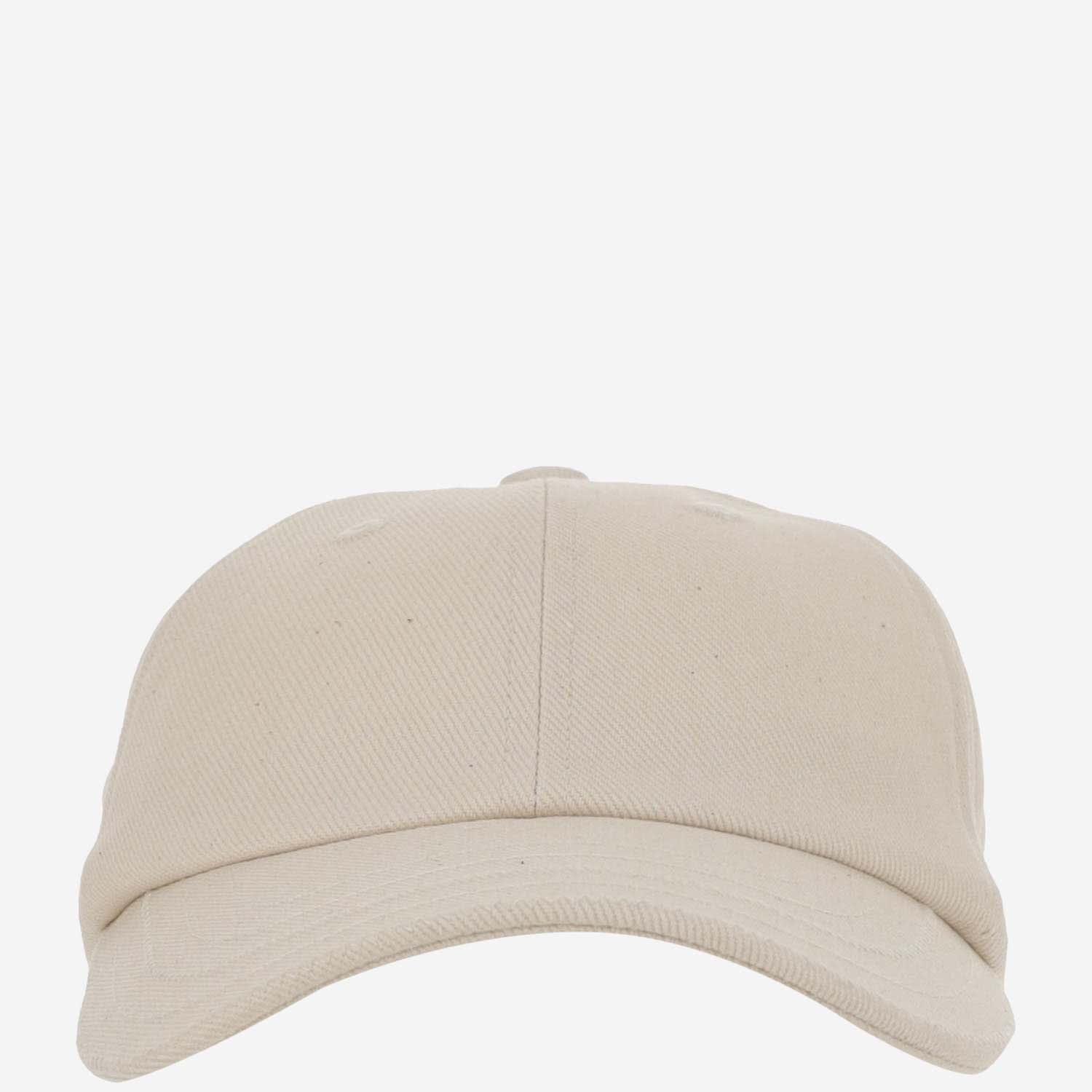 Jacquemus Canvas Hat In White