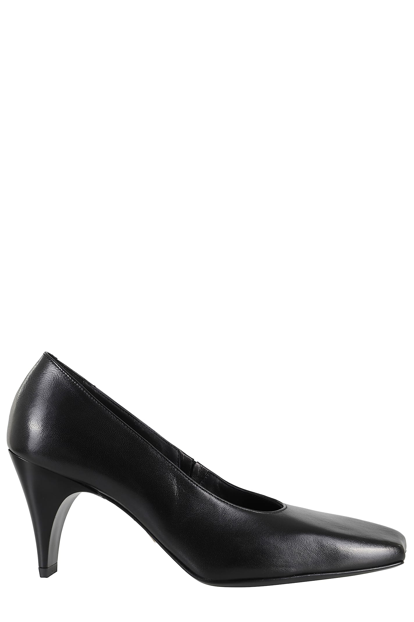 Giampaolo Viozzi Pointed Toe Leather Pumps In Black