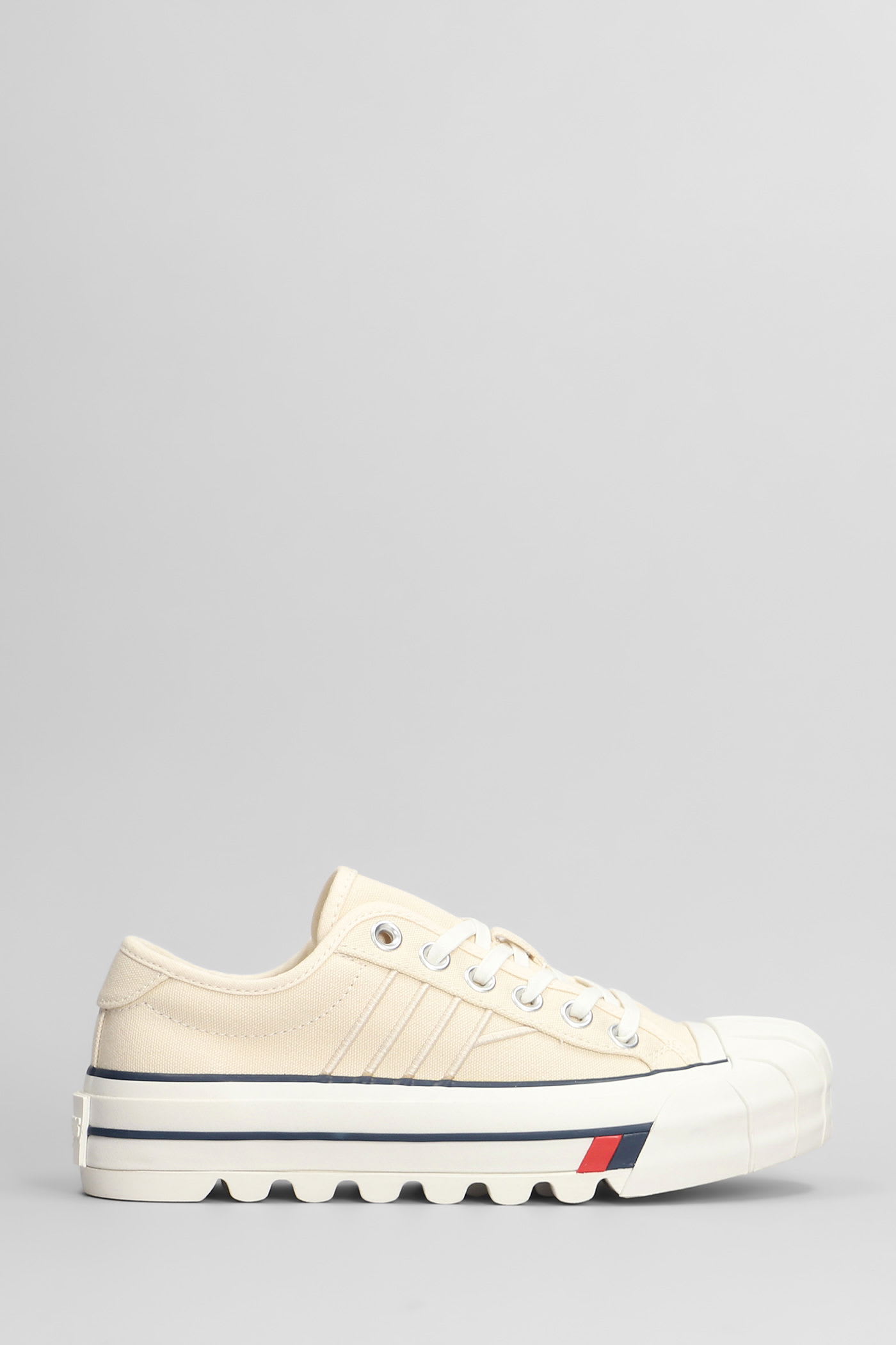 Royal Intrepid Sneakers In Beige Canvas
