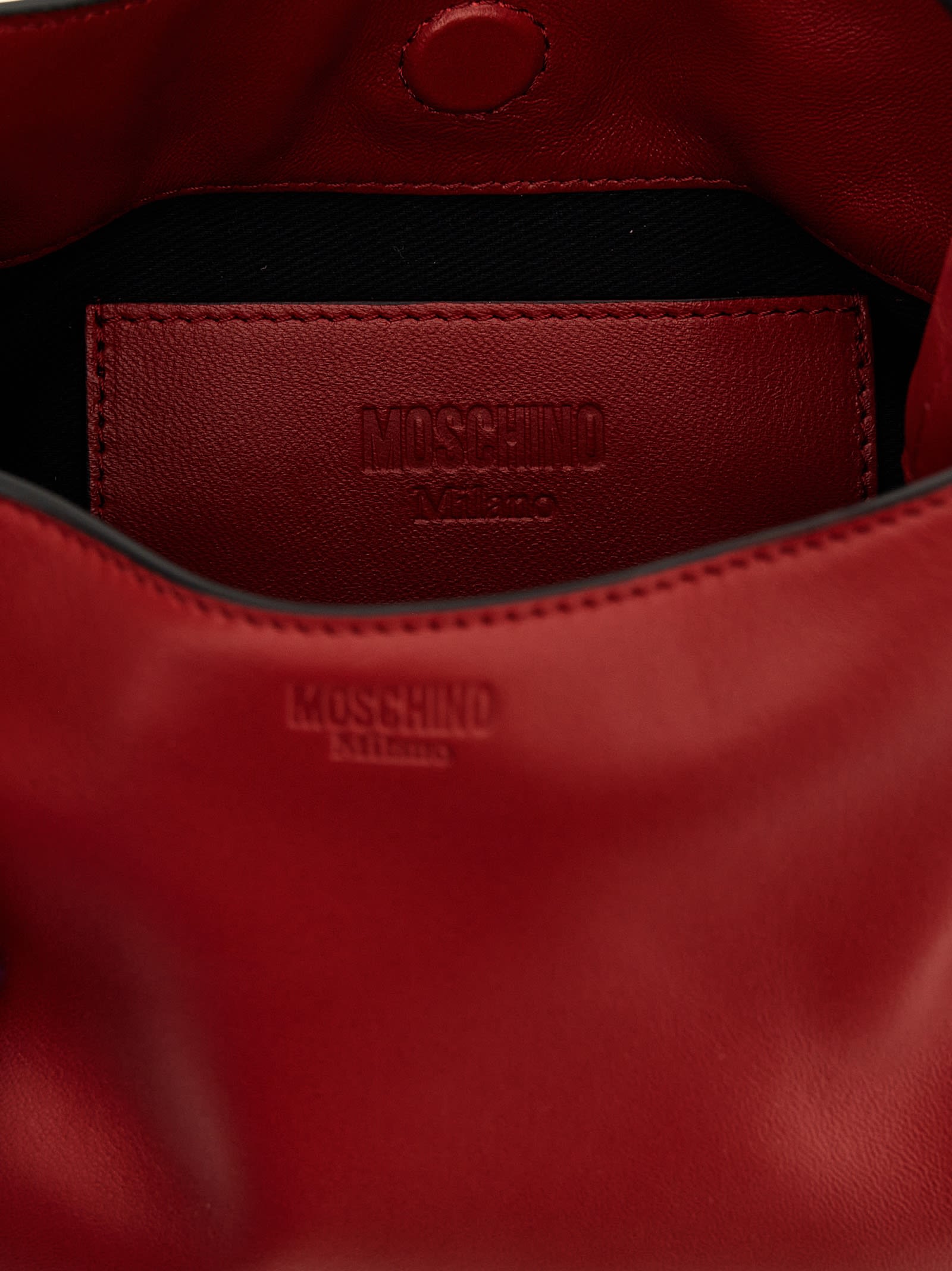 Moschino ' Handle Me Bag Small' Handbag In Red