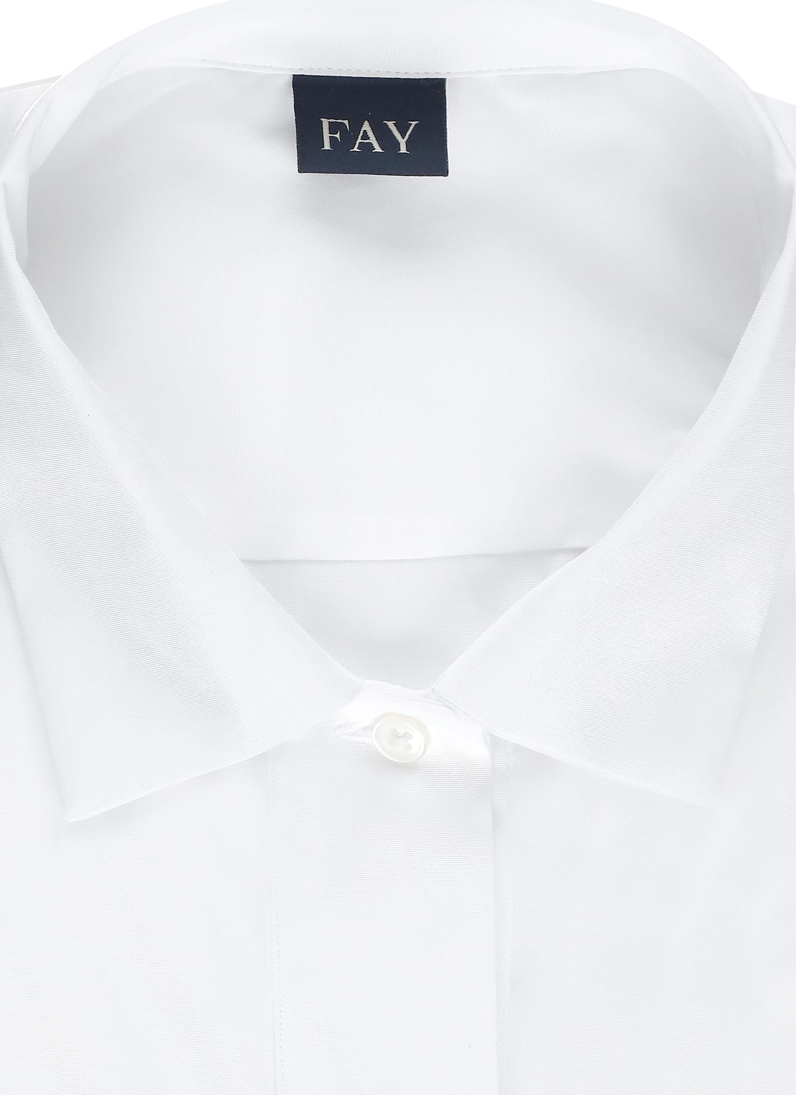 Fay Cotton Shirt In White