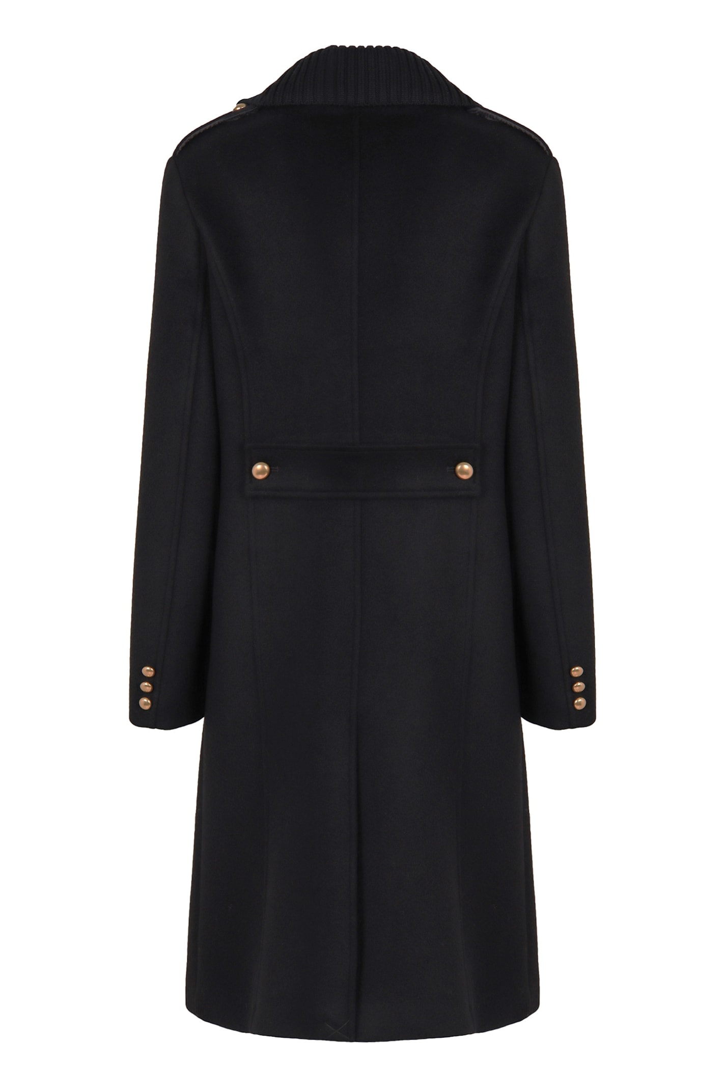 P.a.r.o.s.h Double-breasted Coat In Wool In Black