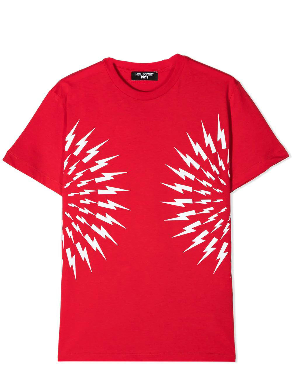 Click to view more detailed imagery on our partner's website Neil Barrett Kids' Print T-shirt In Red