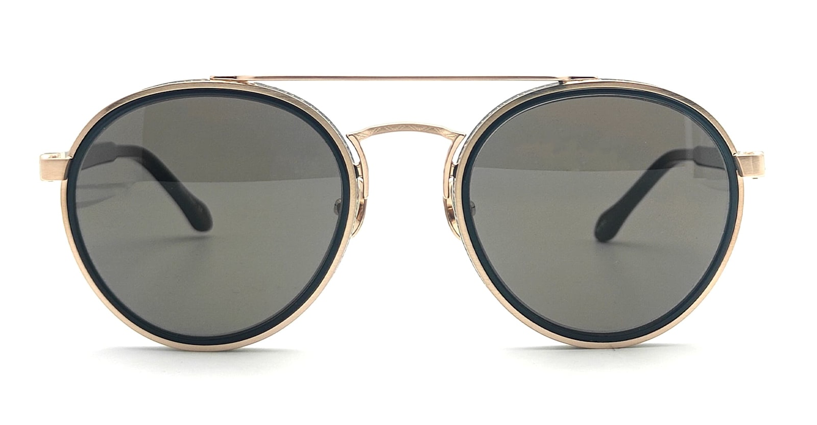 M3156 - Brushed Gold / Black Sunglasses