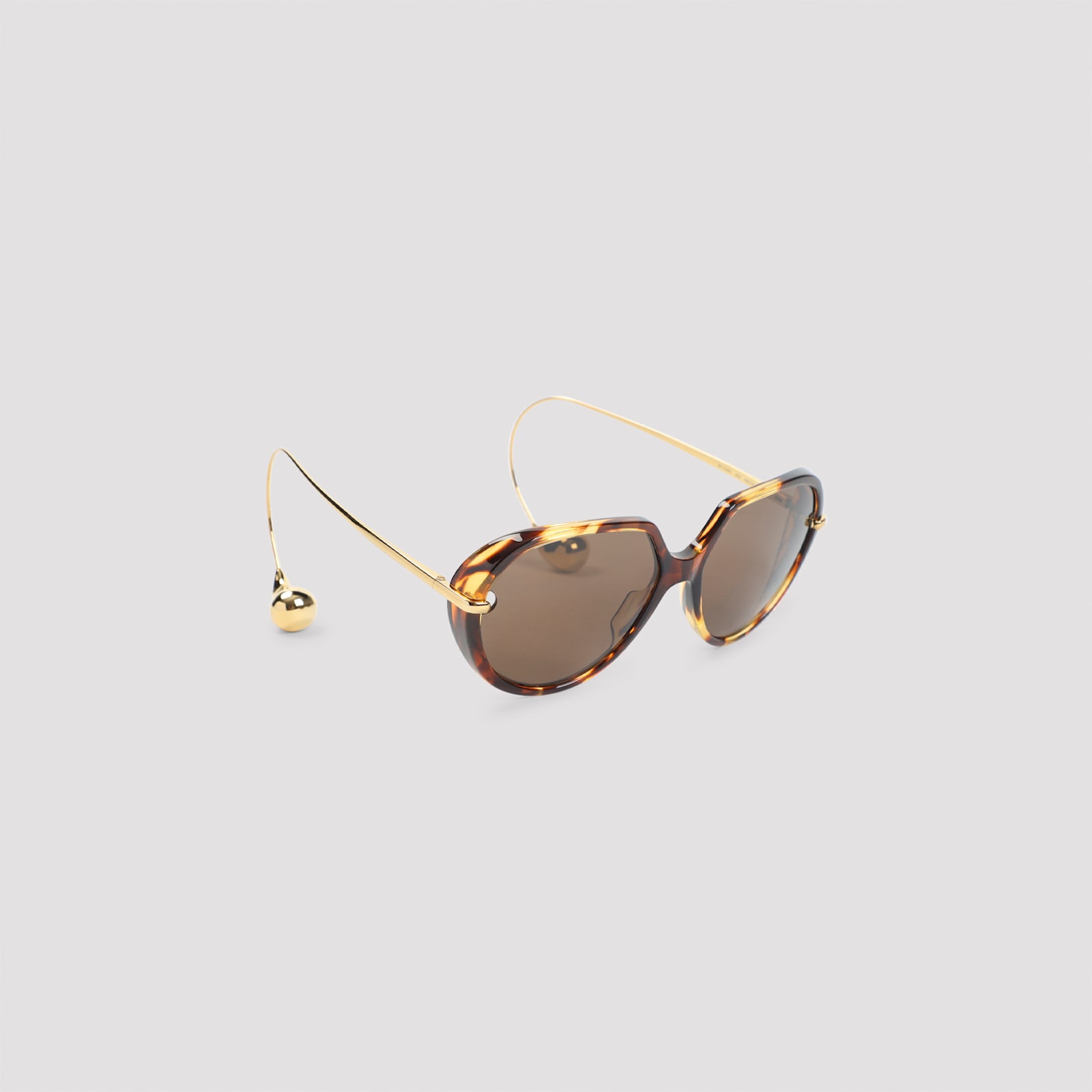 Bottega Veneta Bv1436s Round Frame Sunglasses
