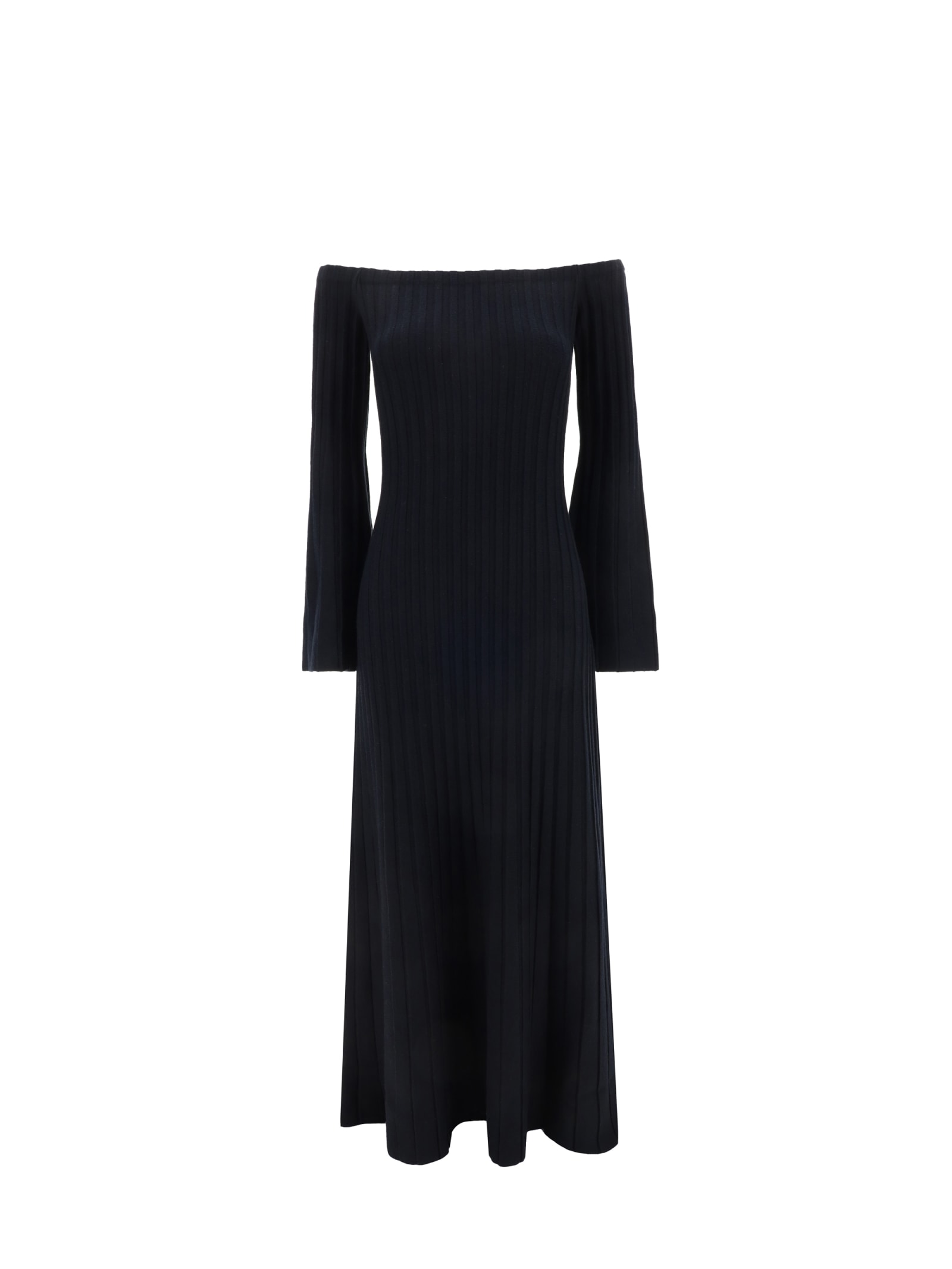 Shop Gabriela Hearst Menil Dress In Black