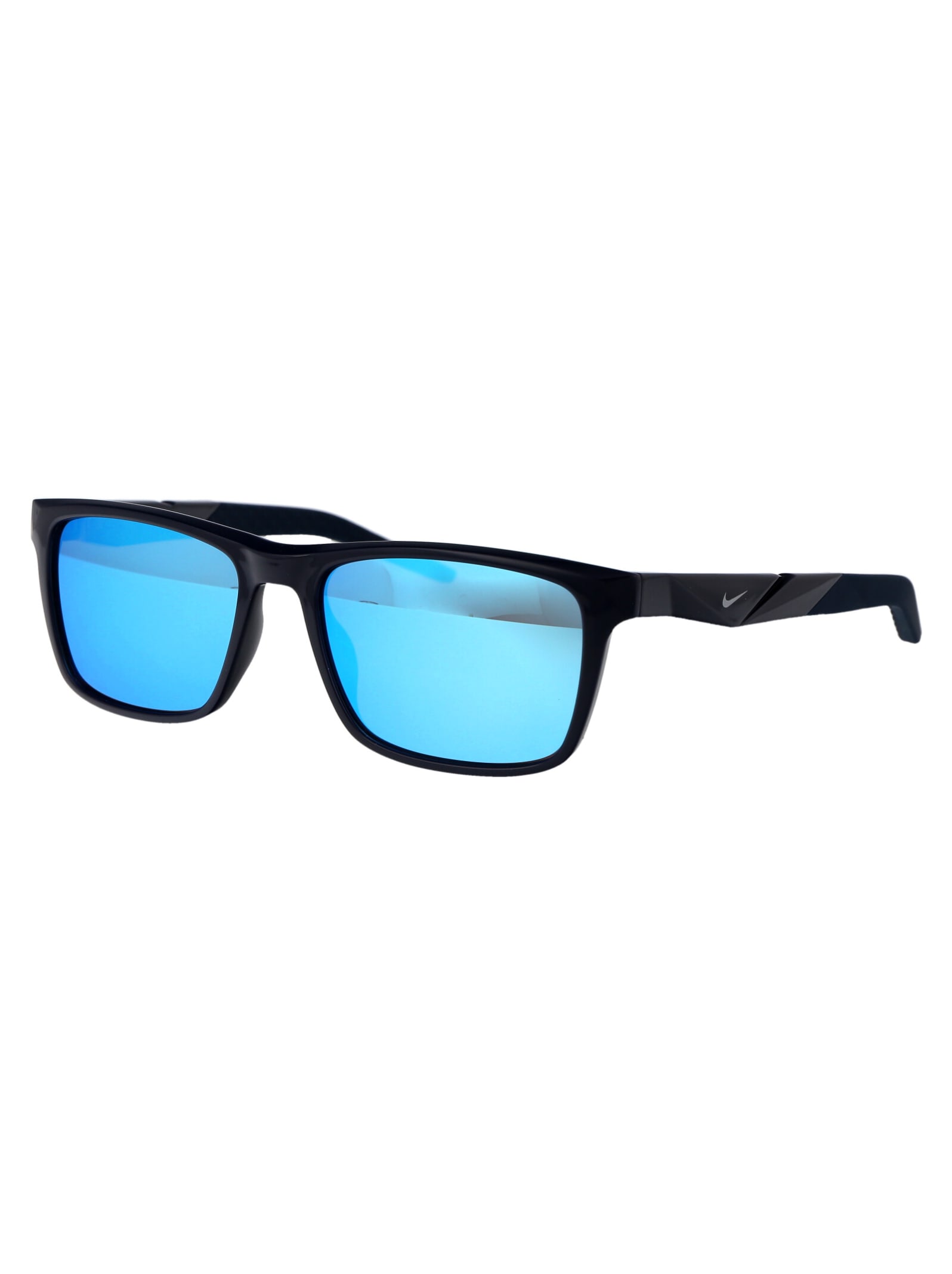 Nike Blue Mirror Navy Acetate Sunglasses In Blue