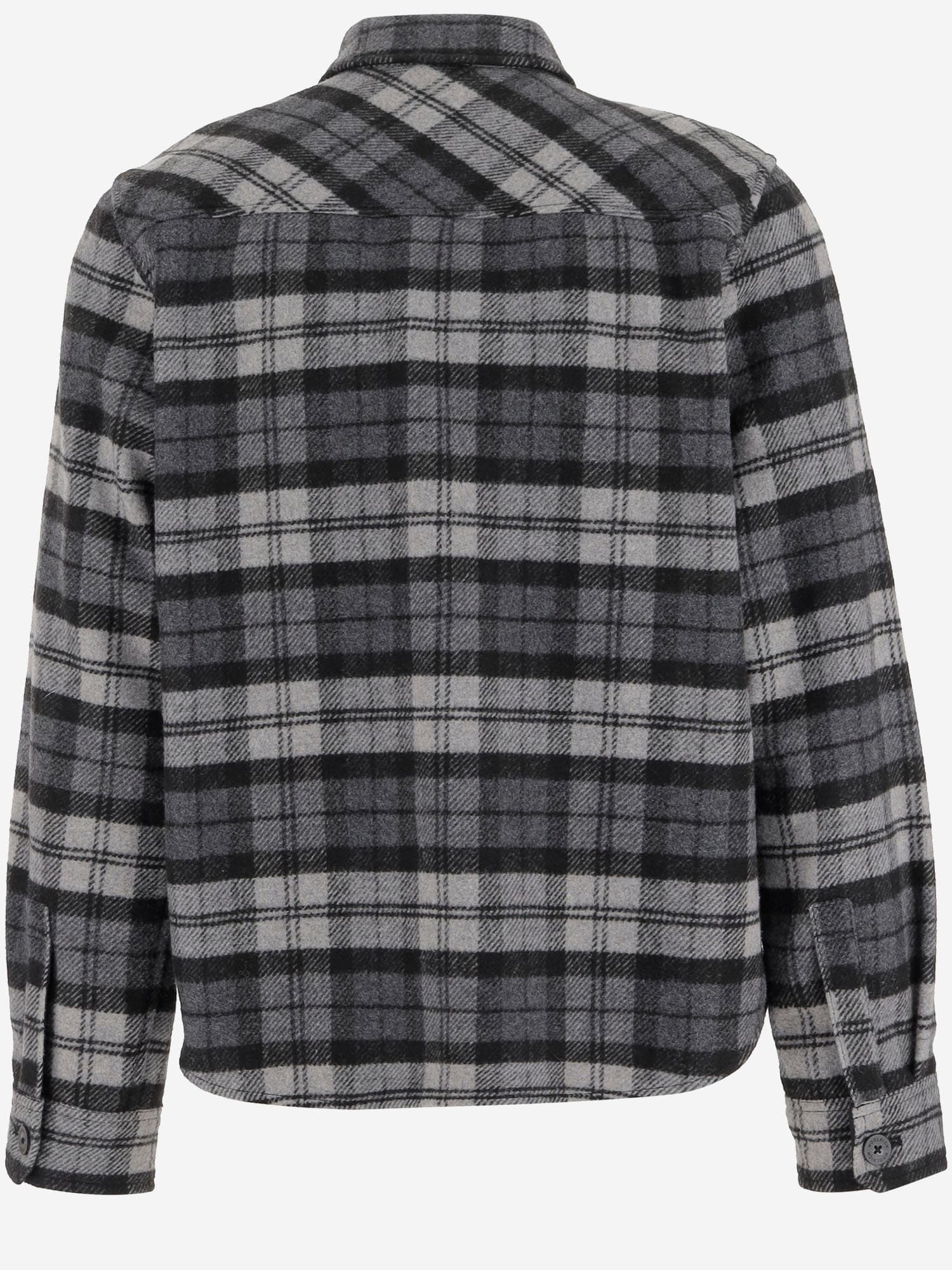 Woolrich Wool Blend Shirt With Check Pattern In Multi