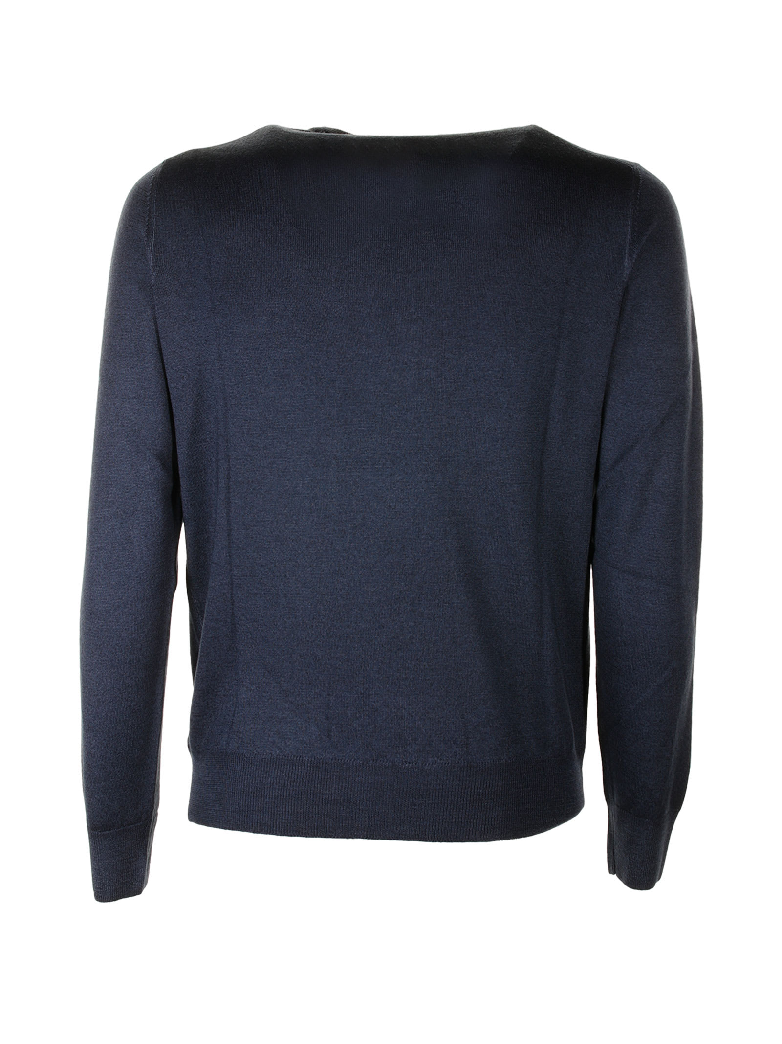 Shop Barba Napoli Blue Crew Neck Sweater