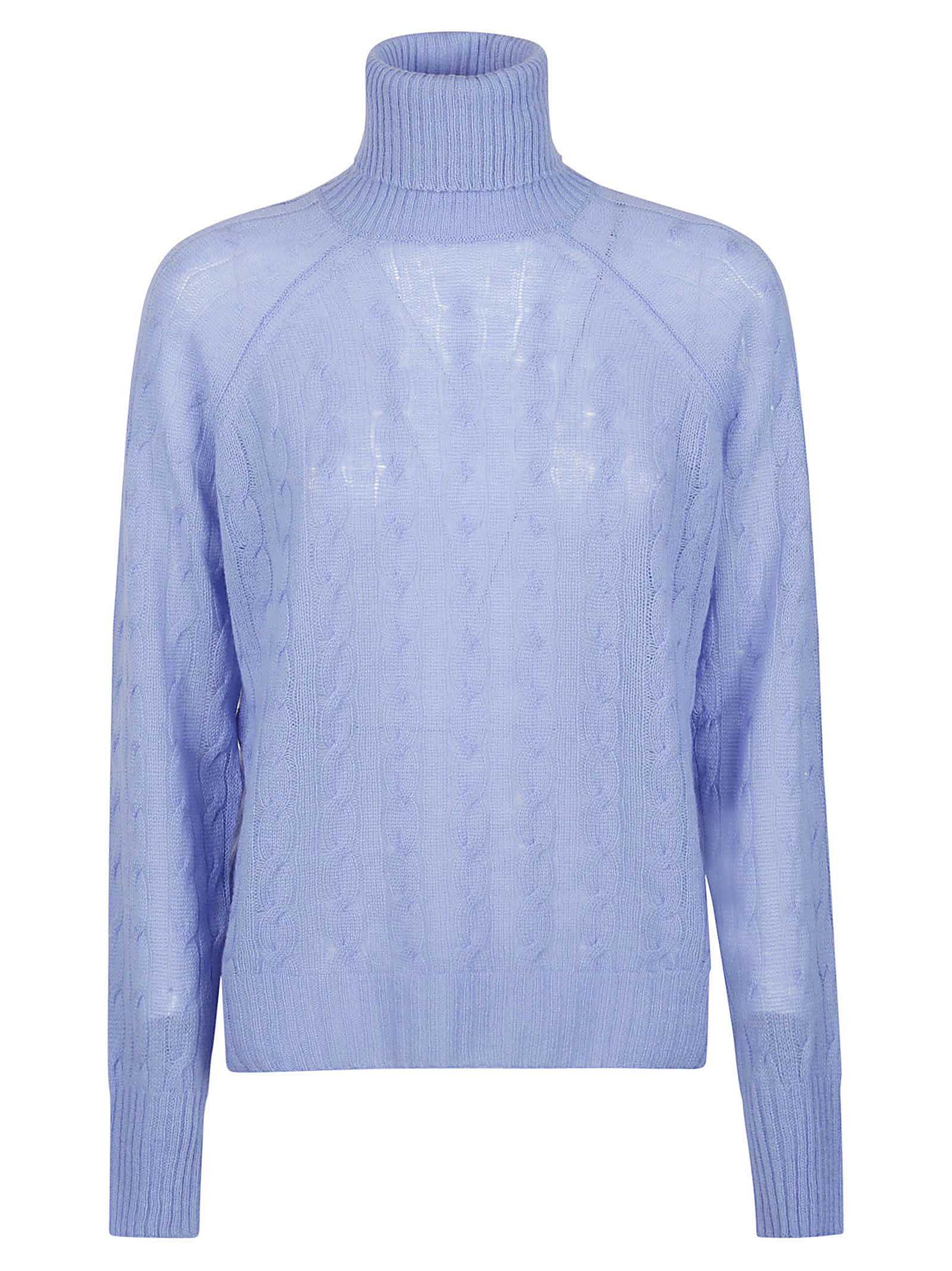 Etro Turtleneck Sweater In Azzurro