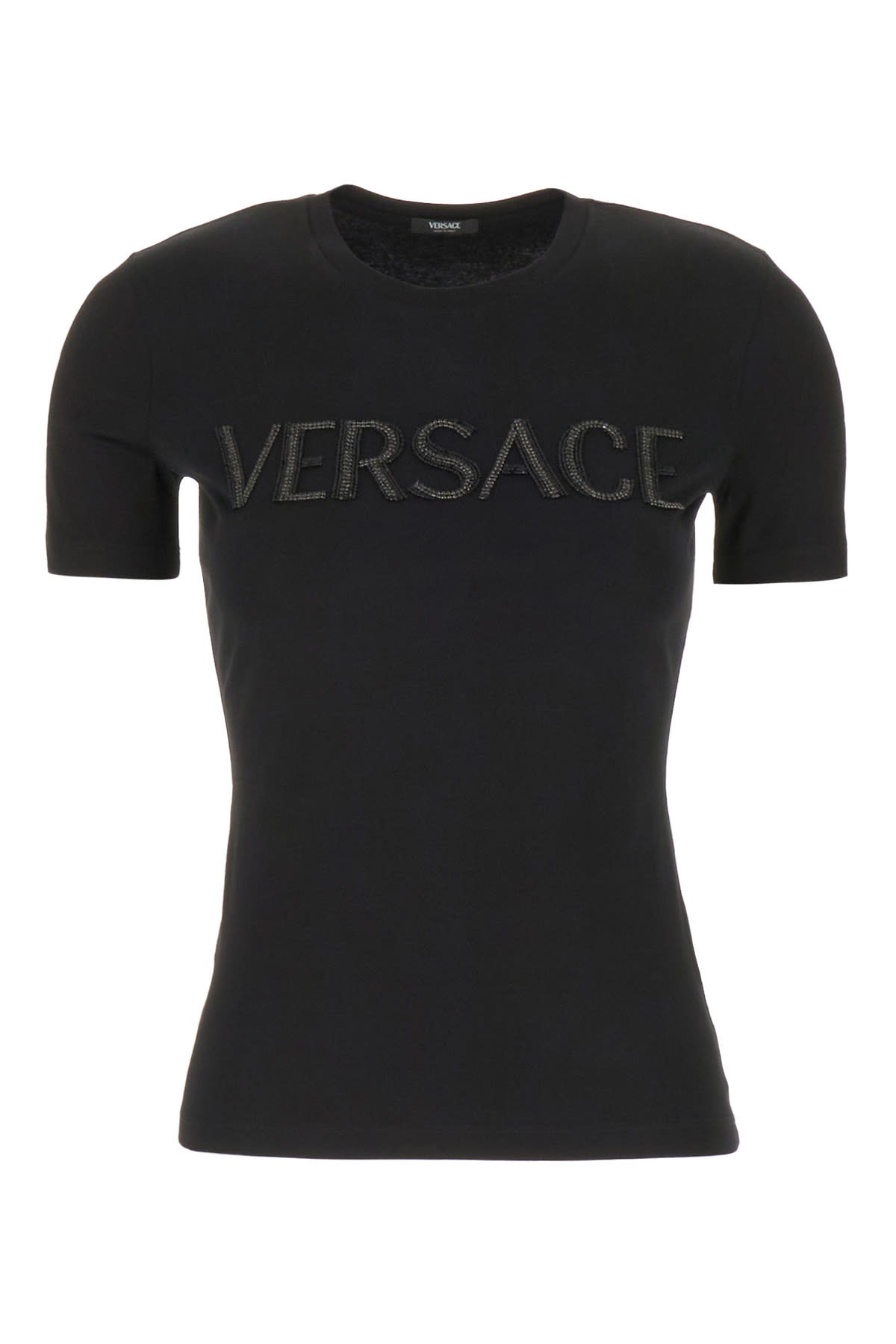 Versace Black Cotton T-shirt