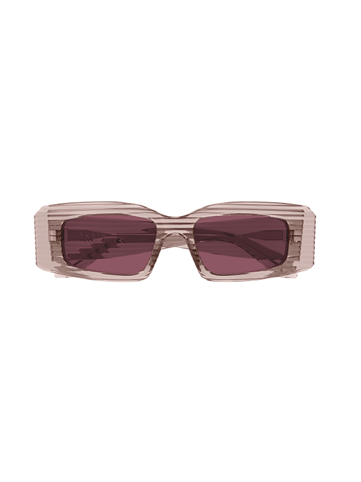 Alaïa Aa0078s-009brown-brown-violet In Pink