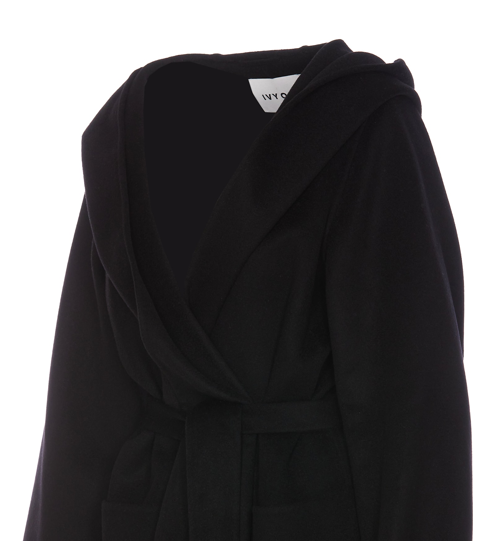 Shop Ivy & Oak Celie Double Breasted Coat In Black