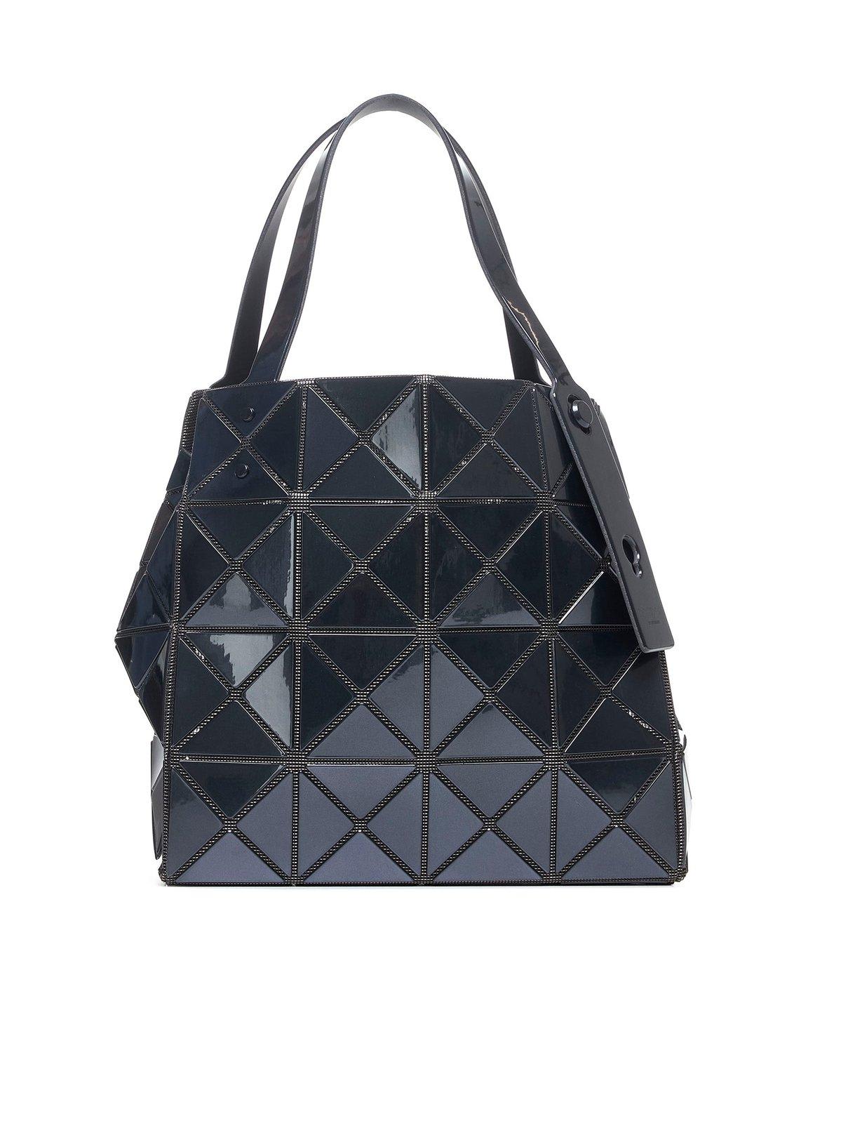 Shop Bao Bao Issey Miyake Carat Open Top Shoulder Bag In Black