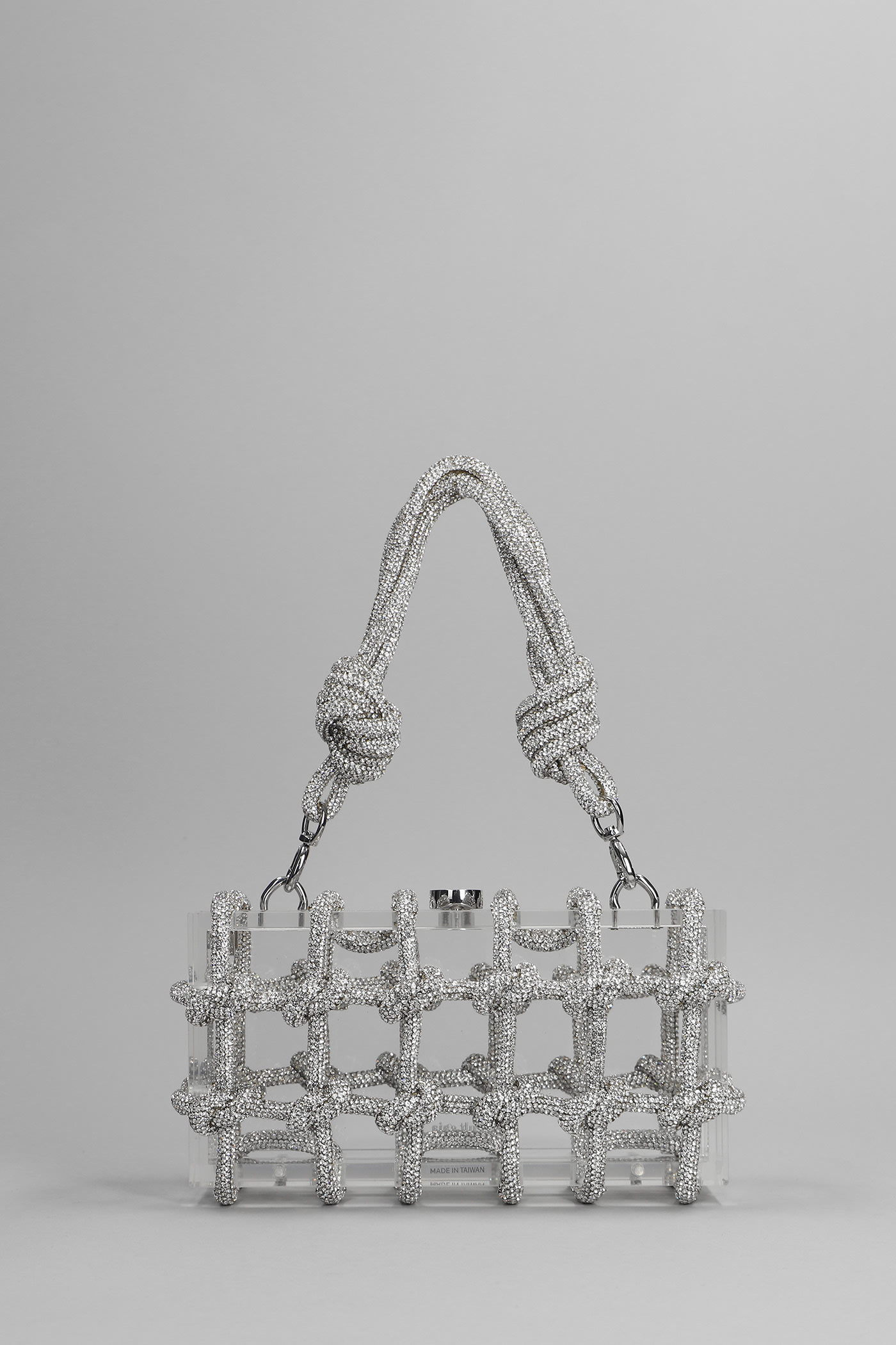 Cult Gaia Bess Hand Bag In Transparent Acrylic