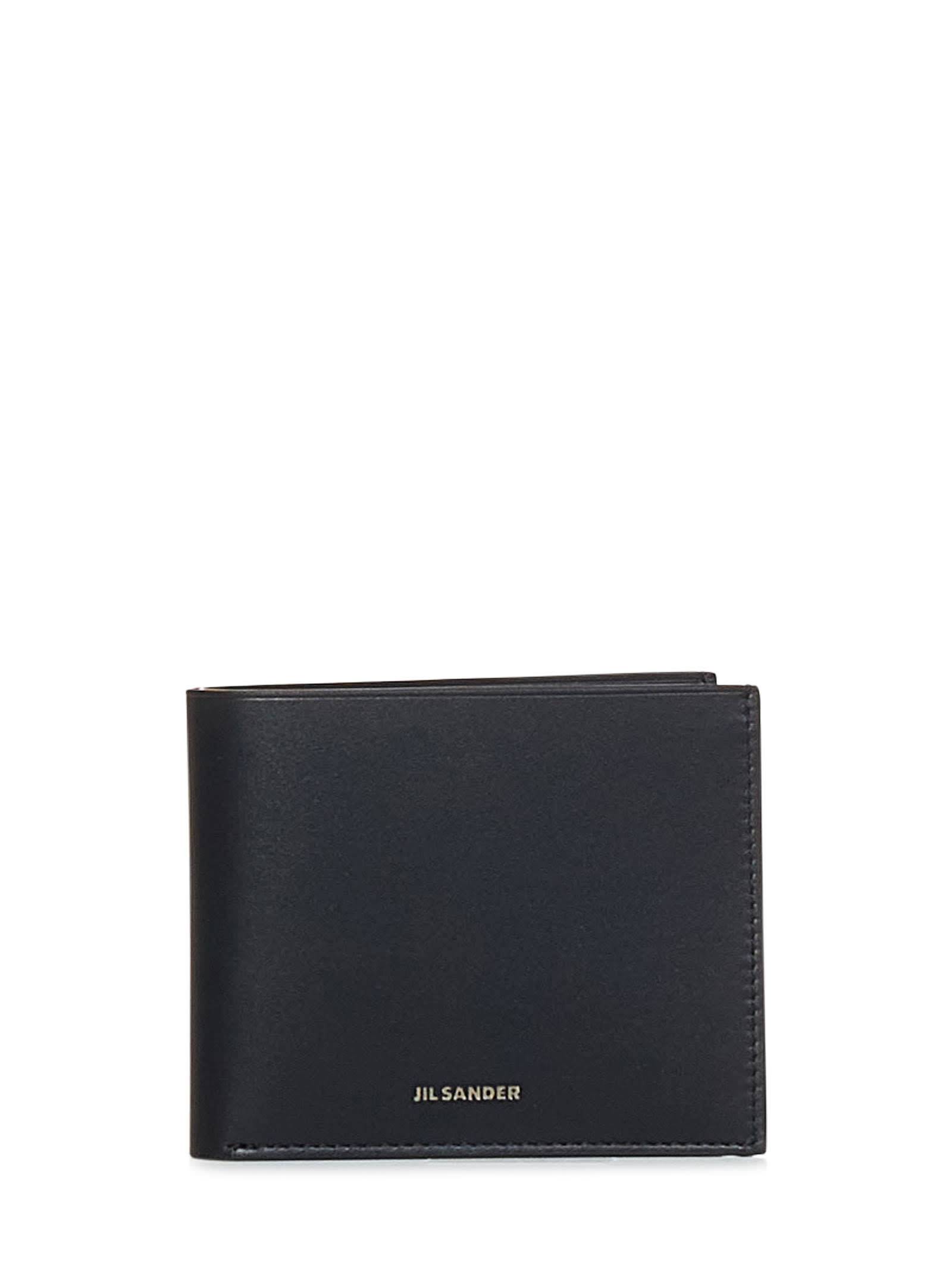 Shop Jil Sander Wallet In Nero