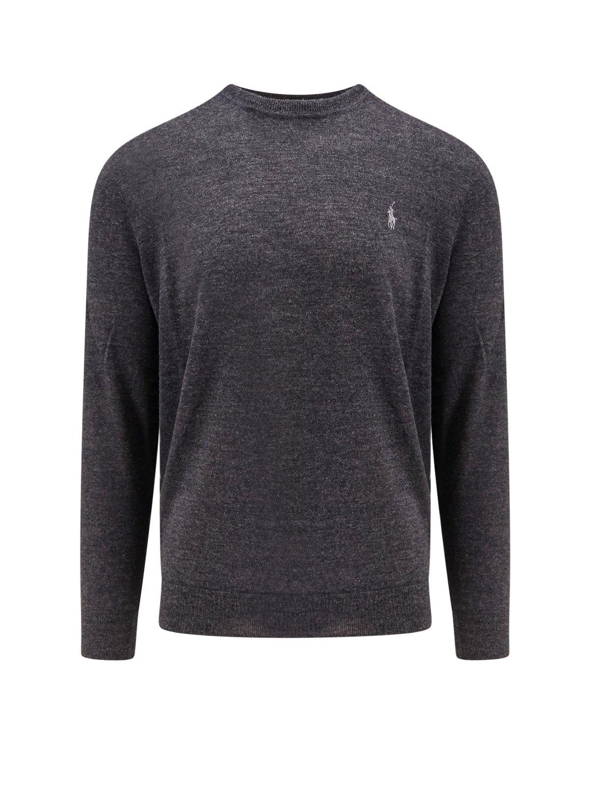 Polo Ralph Lauren Long Sleeves T-shirt In Grey