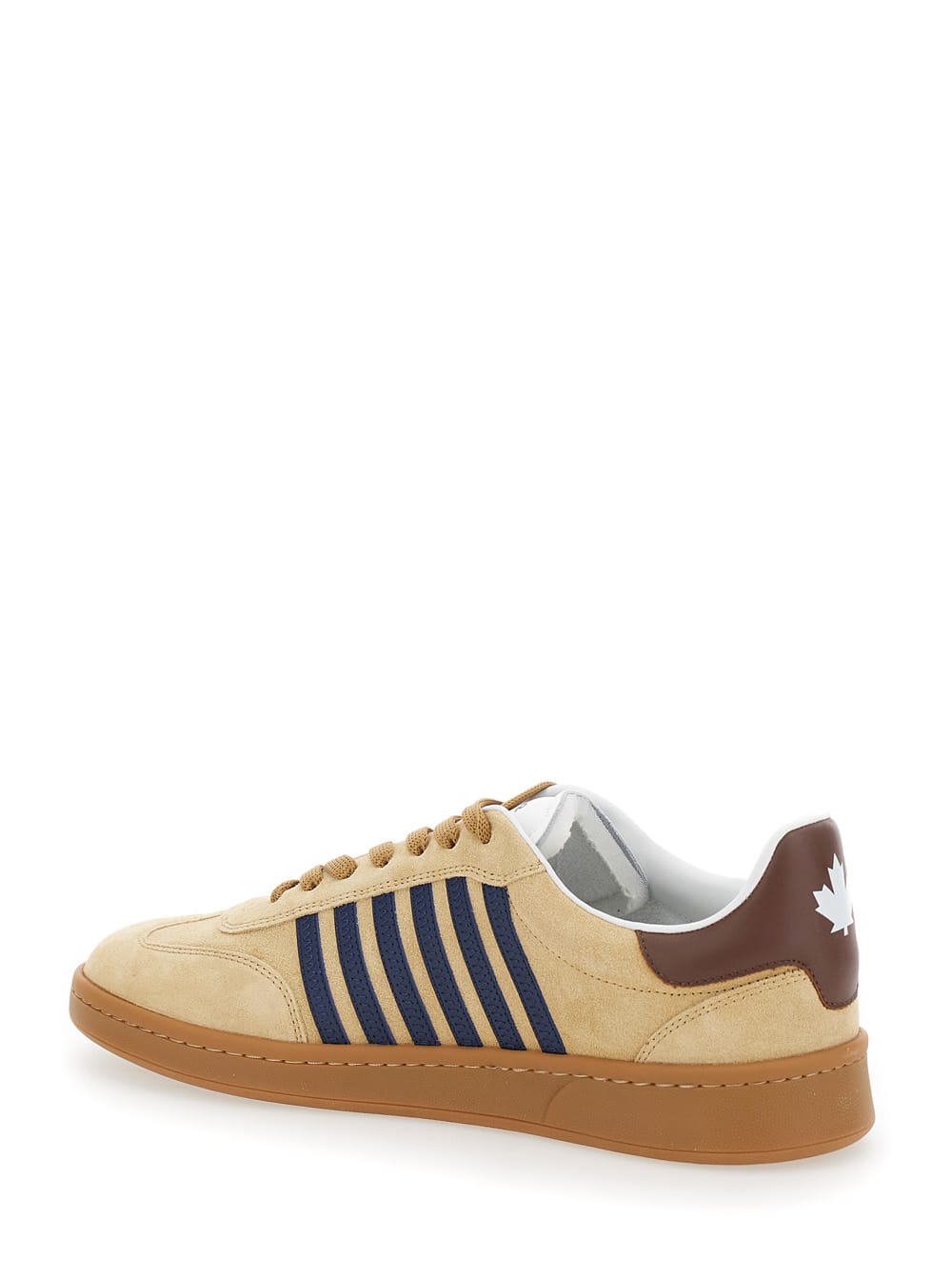 Shop Dsquared2 Sneakers Crosta+vitello In Brown